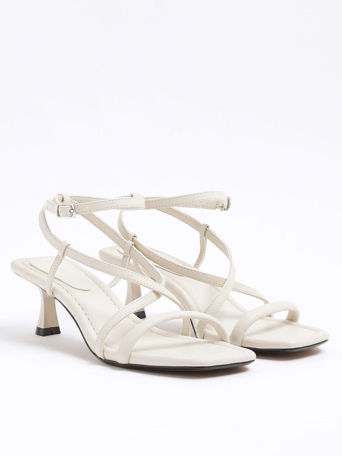 undefined Kitten Heel Strappy Sandals