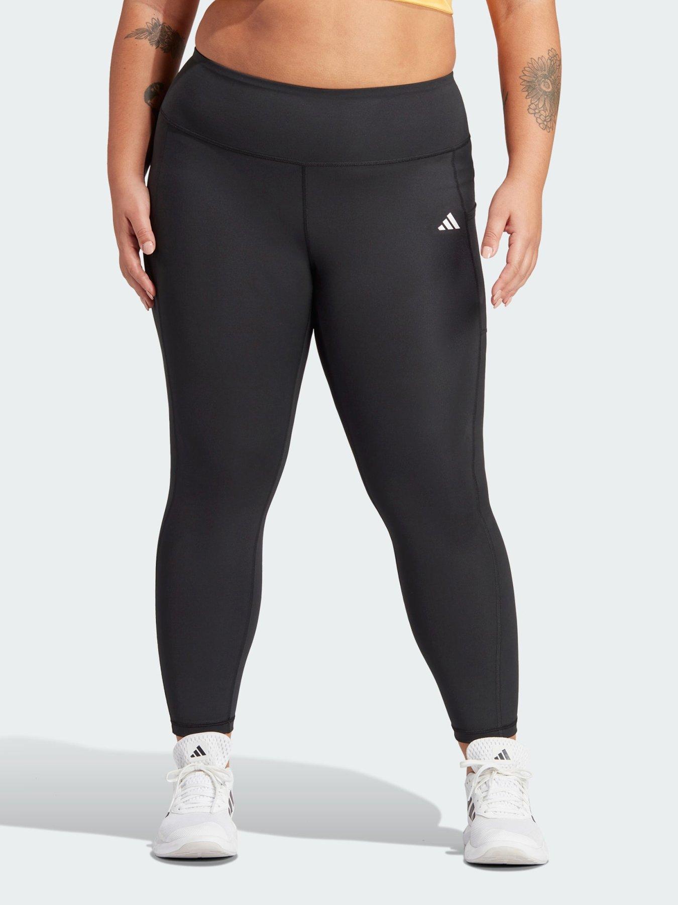 Image 1 of 5 of adidas Optime Full-Length Leggings (Plus Size)
