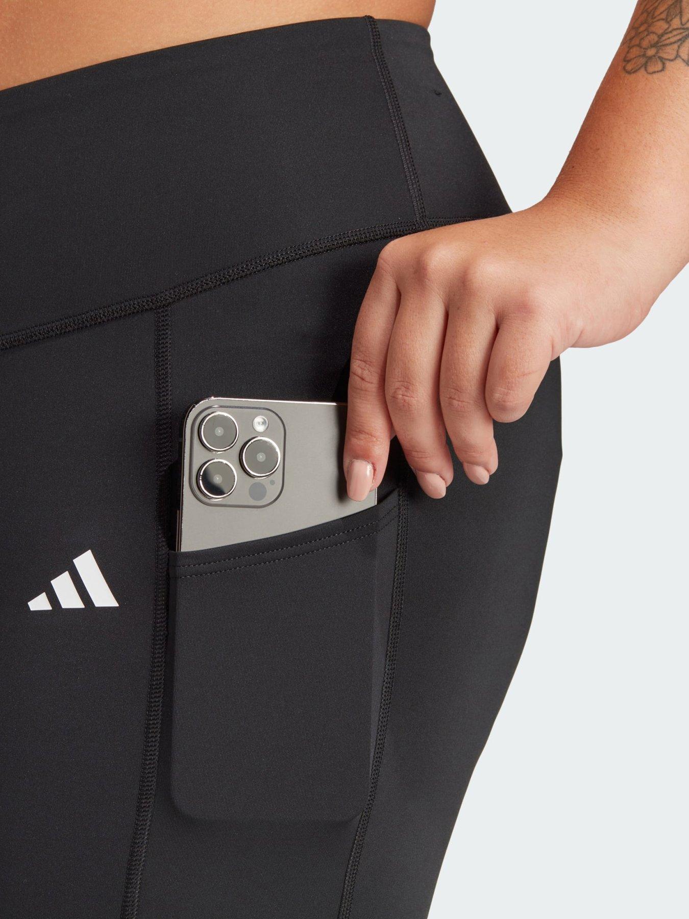 Image 3 of 5 of adidas Optime Full-Length Leggings (Plus Size)