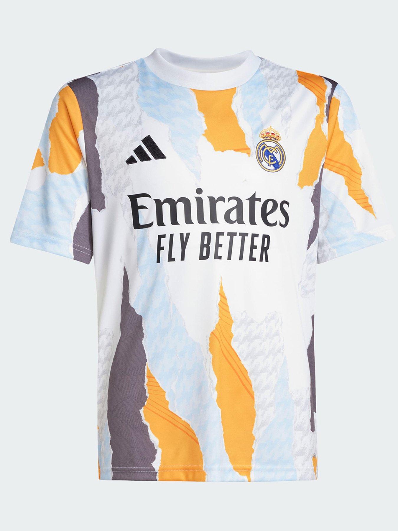 undefined Real Madrid 24/25 Pre-Match Jersey Kids - White