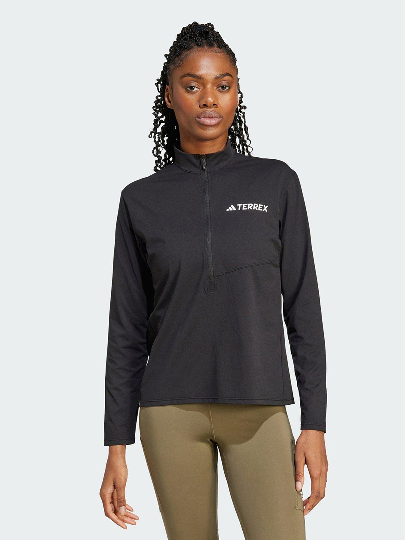 Image 1 of 5 of adidas Terrex Multi Climacool 1/2 Zip Long Sleeve Tee