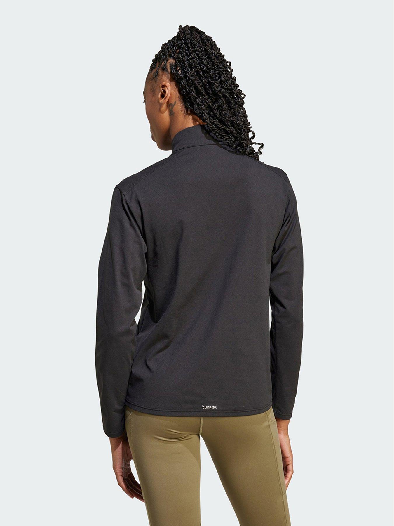 Image 2 of 5 of adidas Terrex Multi Climacool 1/2 Zip Long Sleeve Tee