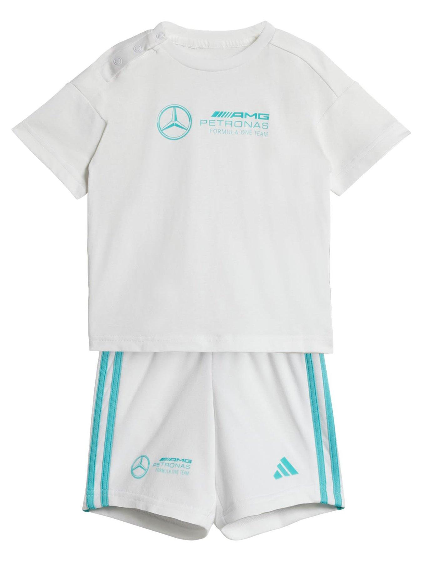 undefined Mercedes - Amg Petronas Formula One Team Dna Baby Jogger Short Sleeve - Black/White