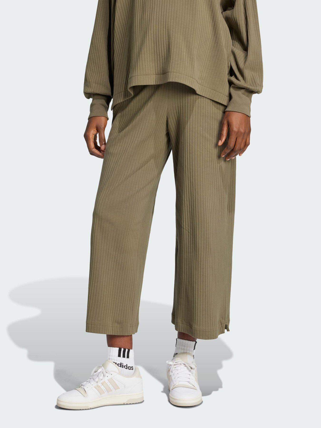 undefined Rib High-Waist 7/8 Pants (Maternity)