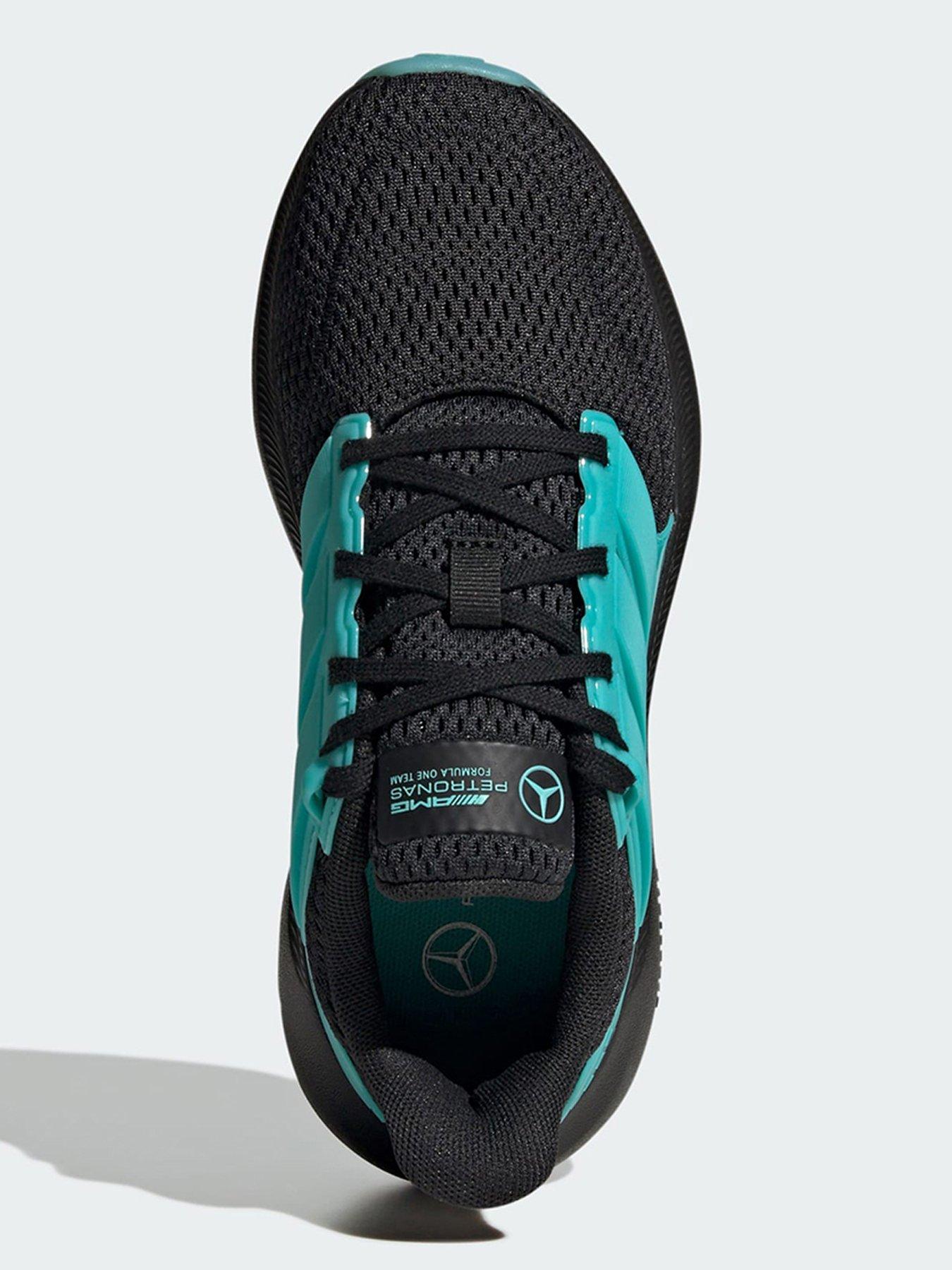 Image 4 of 7 of adidas Mercedes - Amg Petronas Formula One Team Ultimashow 2.0 Shoes Junior - Black/Mint
