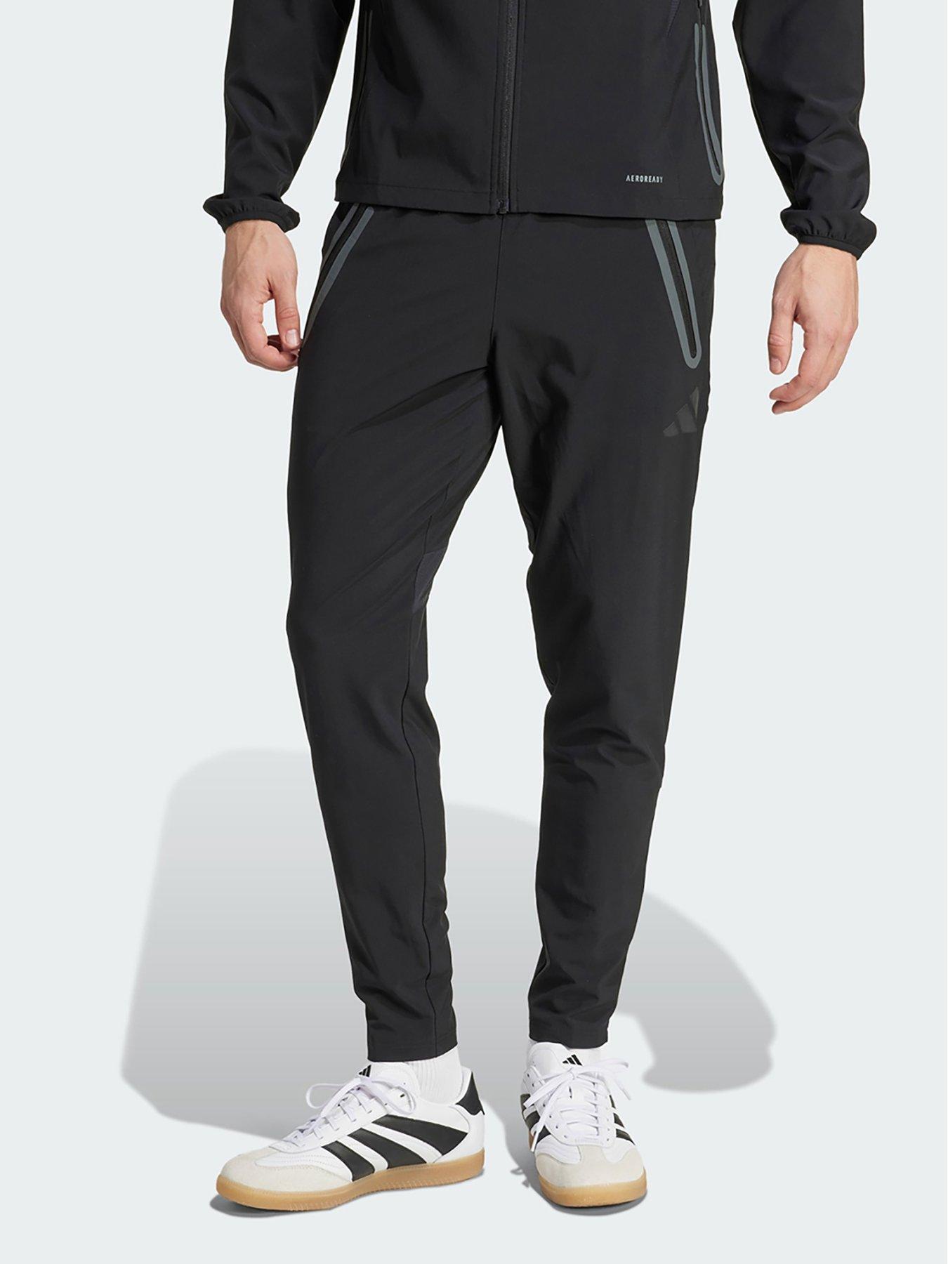 undefined Real Madrid Tiro 25 Pro Vis Tech Travel Pants - Black