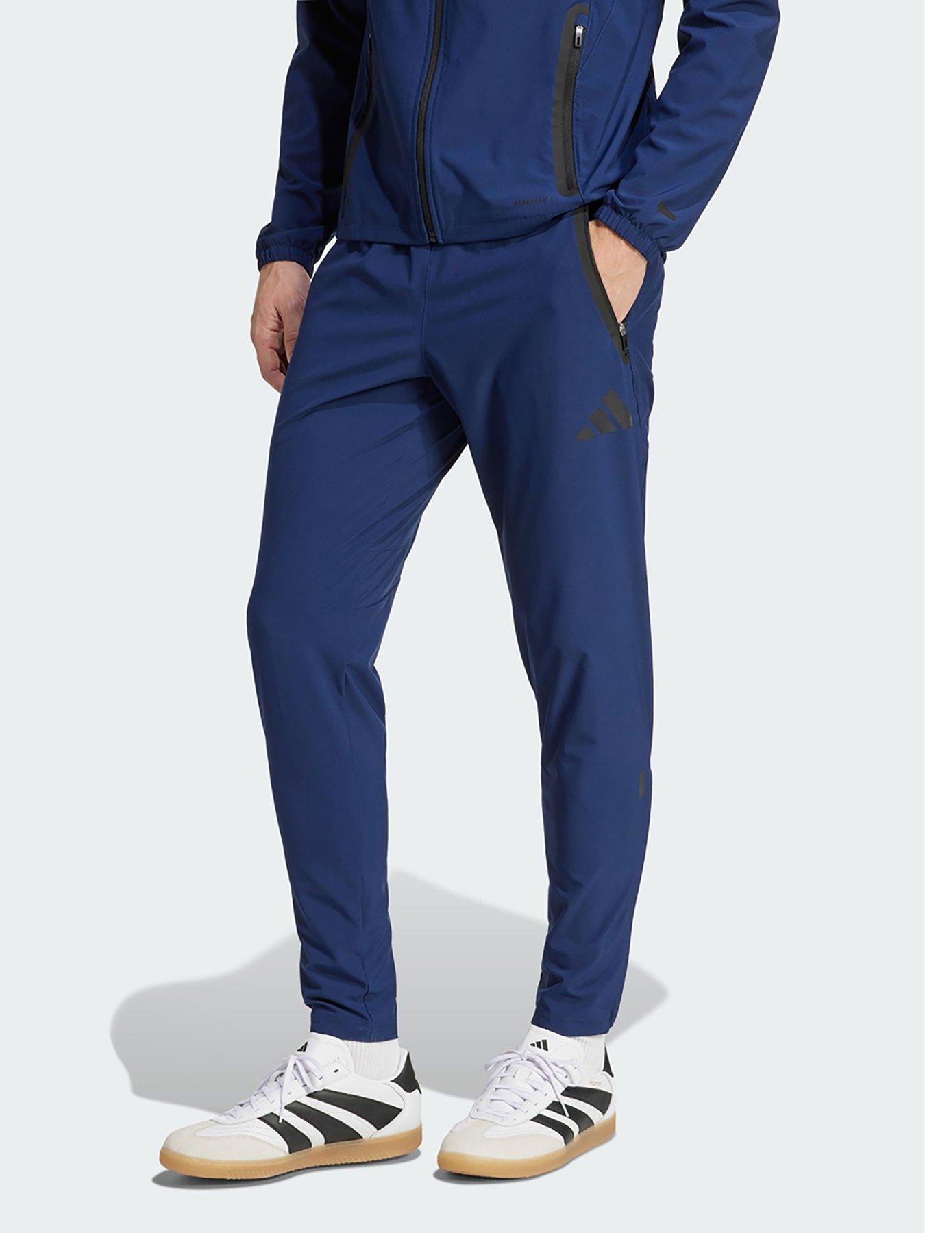 Image 1 of 5 of adidas Manchester United Tiro 25 Competition Vis Tech Travel Pants - Blue