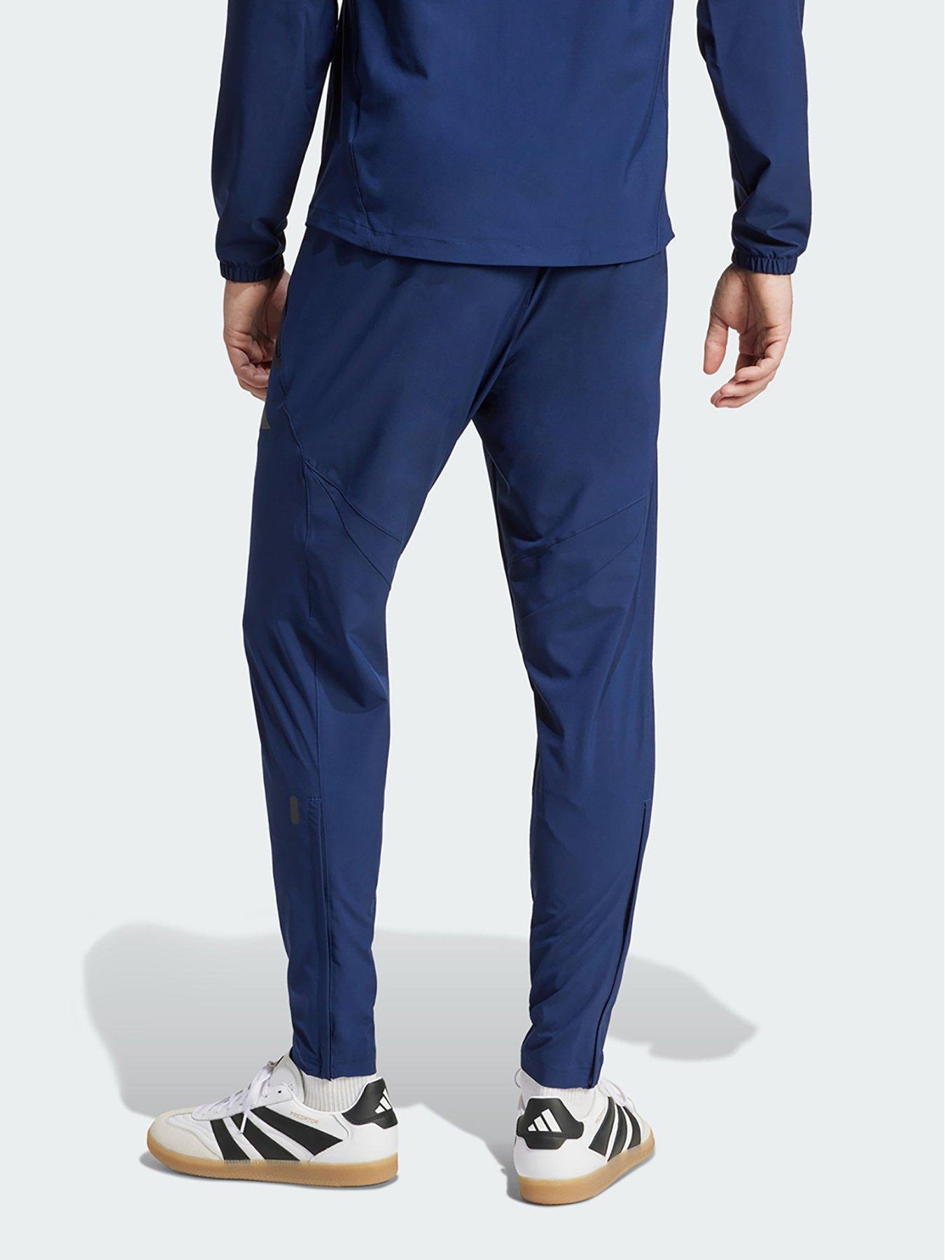 Image 2 of 5 of adidas Manchester United Tiro 25 Competition Vis Tech Travel Pants - Blue
