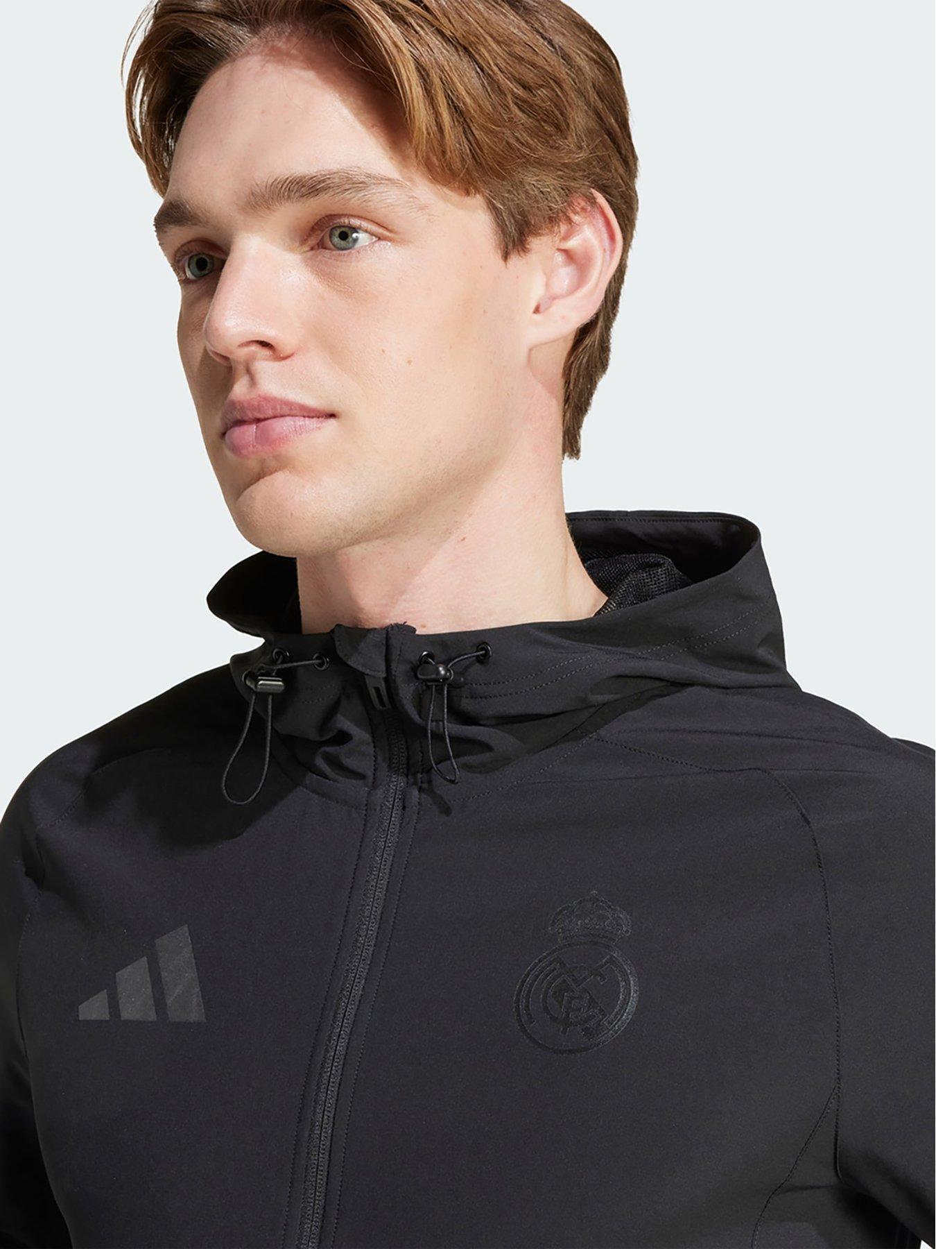 Image 3 of 5 of adidas Real Madrid Tiro 25 Competition Vis Tech Travel Jacket - Black