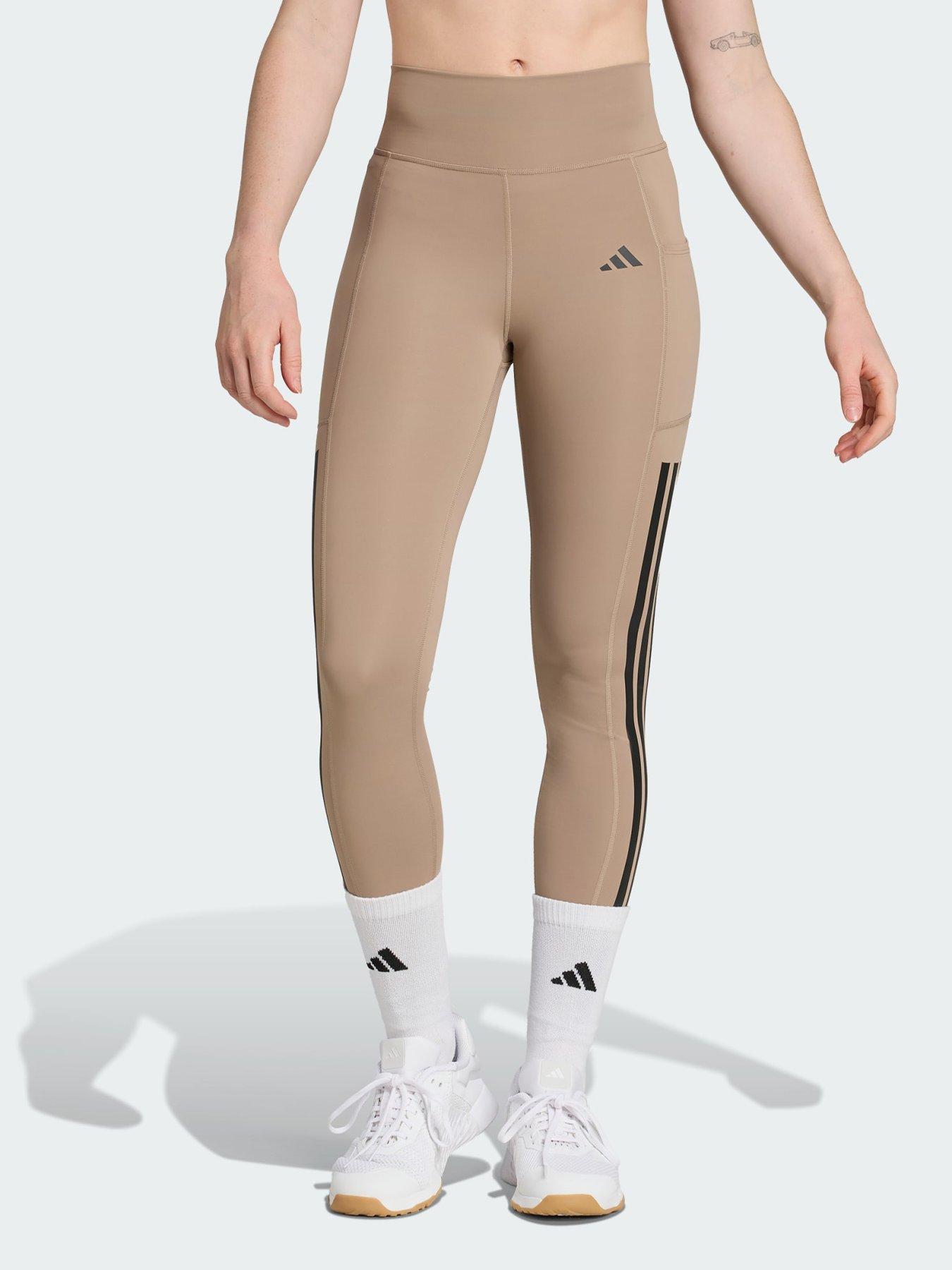 undefined Optime 3-Stripes Full-Length Leggings