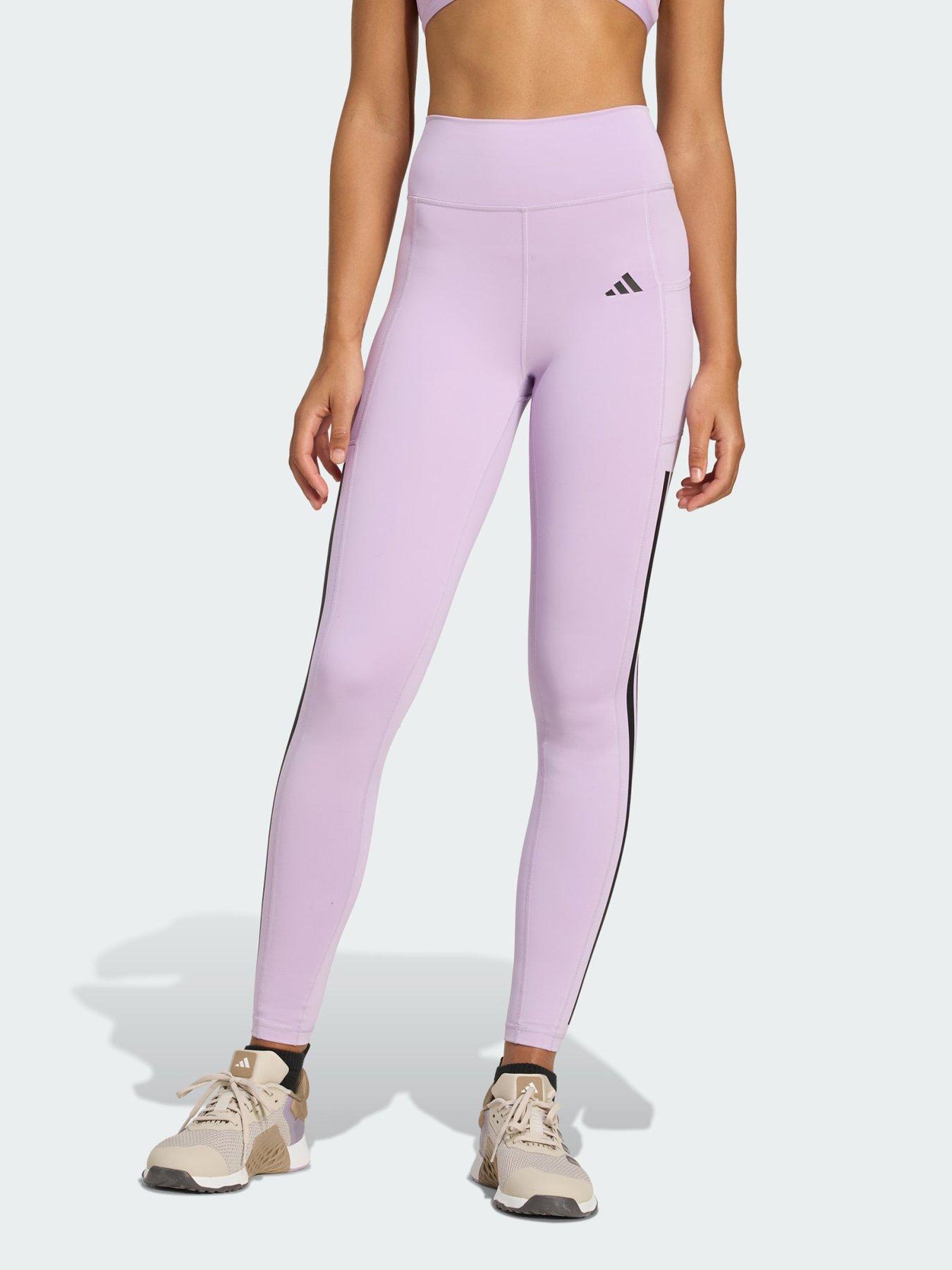 undefined Optime 3-Stripes Full-Length Leggings