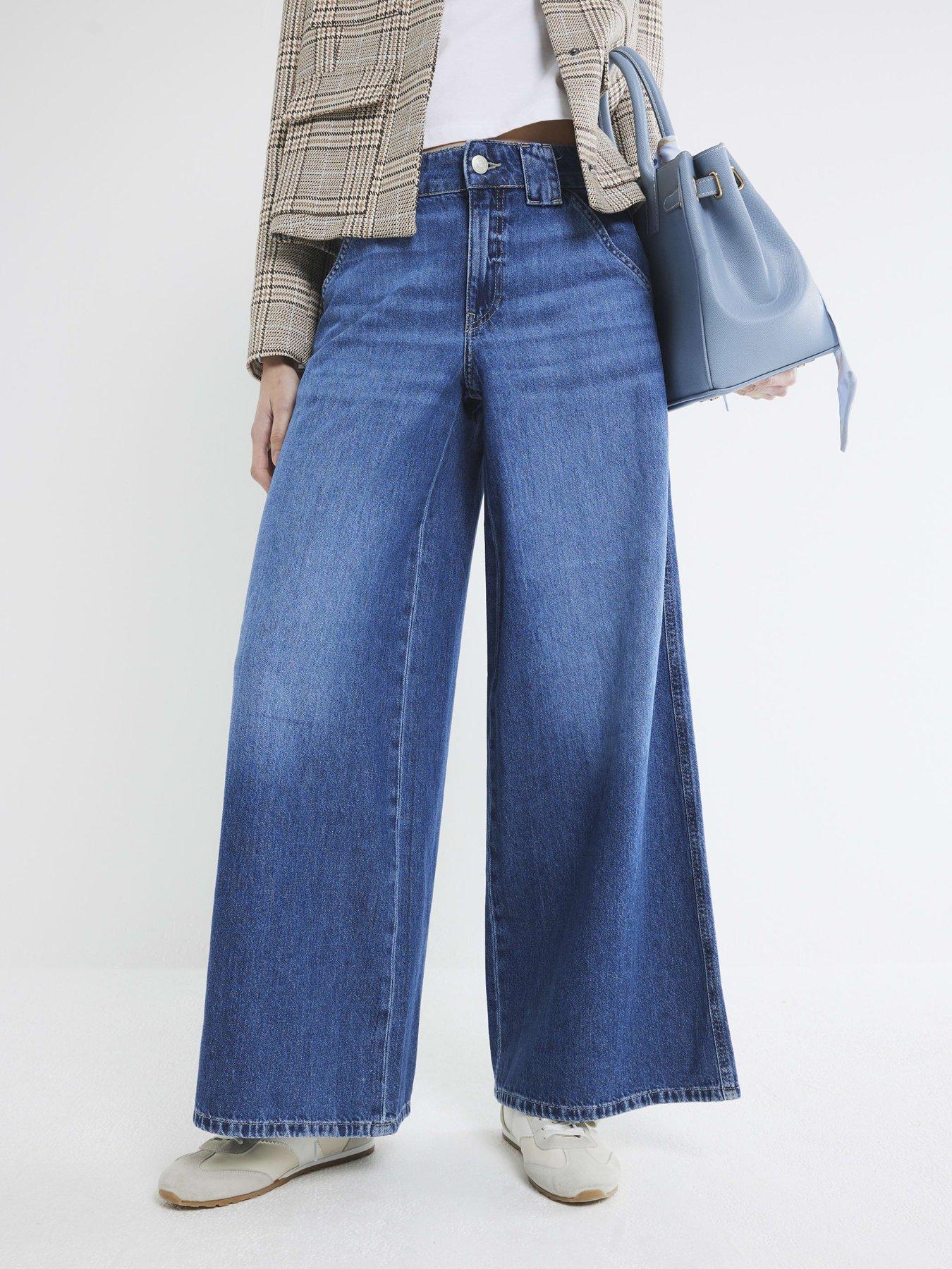 River Island Palazzo Wide Leg Jeans