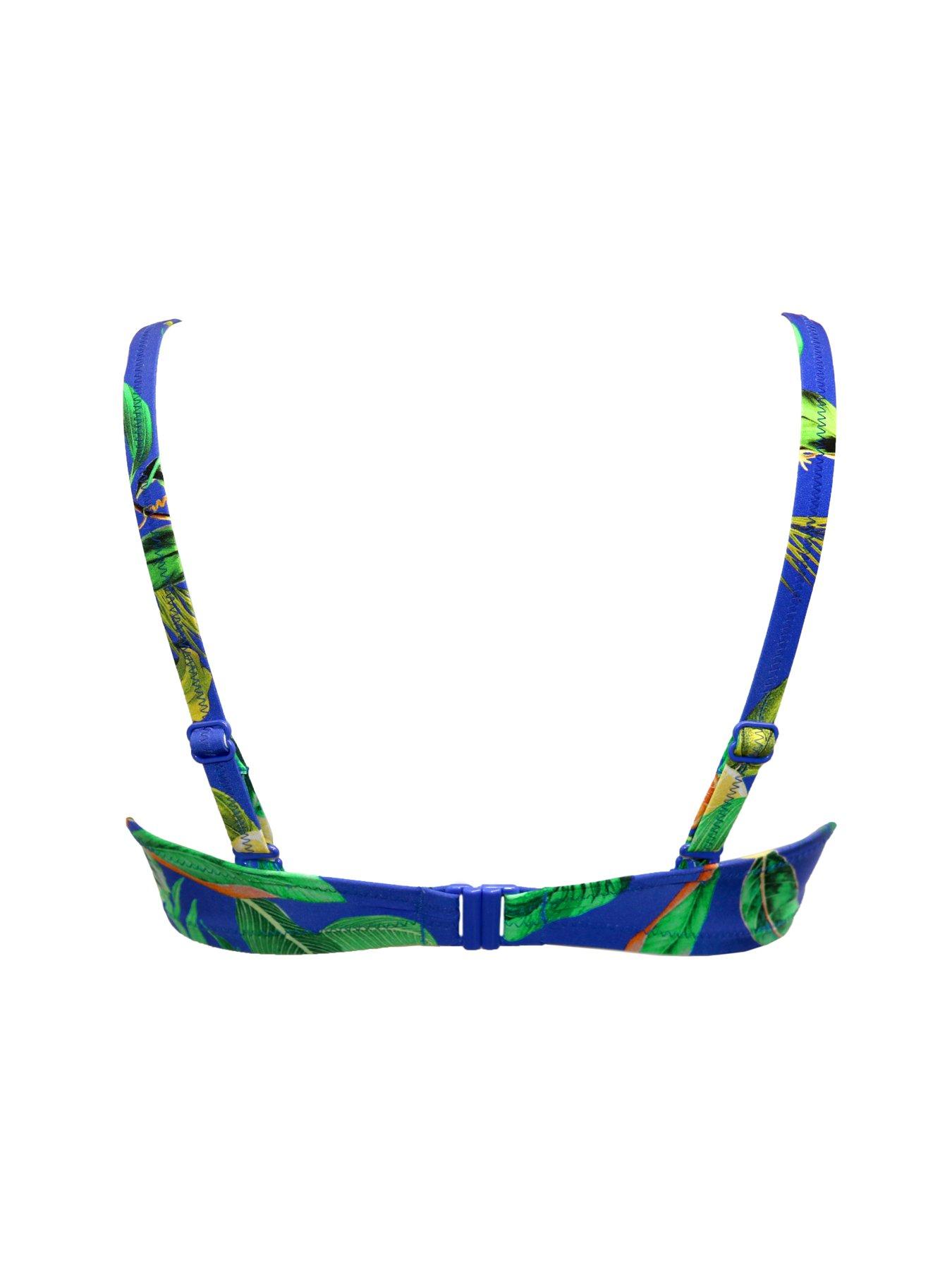 Image 4 of 4 of Pour Moi Santa Cruz Underwired Non-Padded Adjustable Top - Print