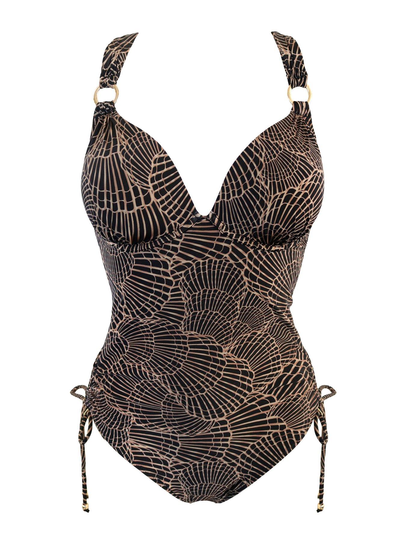 Image 3 of 4 of Pour Moi Samoa Boost Push-Up Padded Underwired Swimsuit - Multi