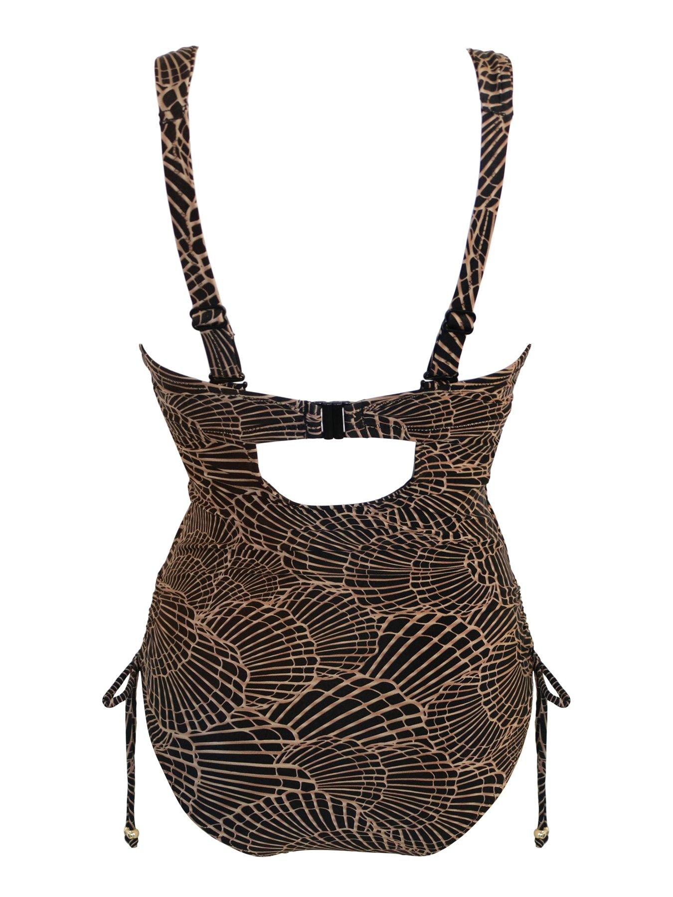 Image 4 of 4 of Pour Moi Samoa Boost Push-Up Padded Underwired Swimsuit - Multi