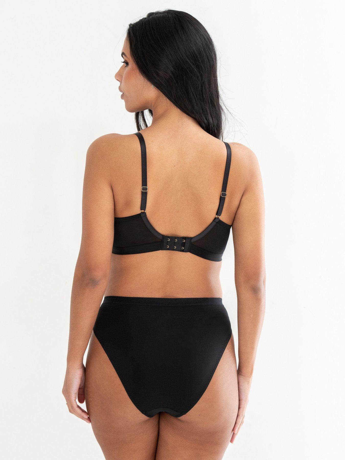 Image 2 of 4 of Pour Moi Geo Sculpt Fuller Bust Non Wired Bralette D-J