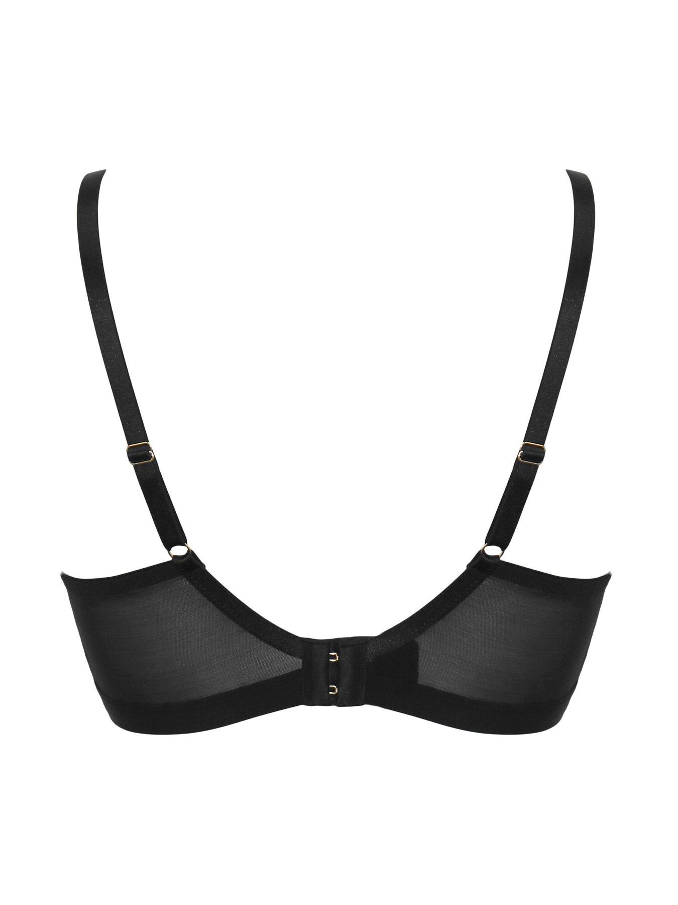 Image 4 of 4 of Pour Moi Geo Sculpt Fuller Bust Non Wired Bralette D-J