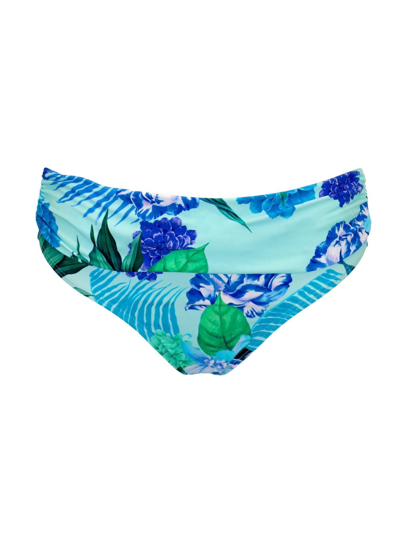 Image 3 of 4 of Pour Moi Free Spirit Fold Over Brief - Light Blue