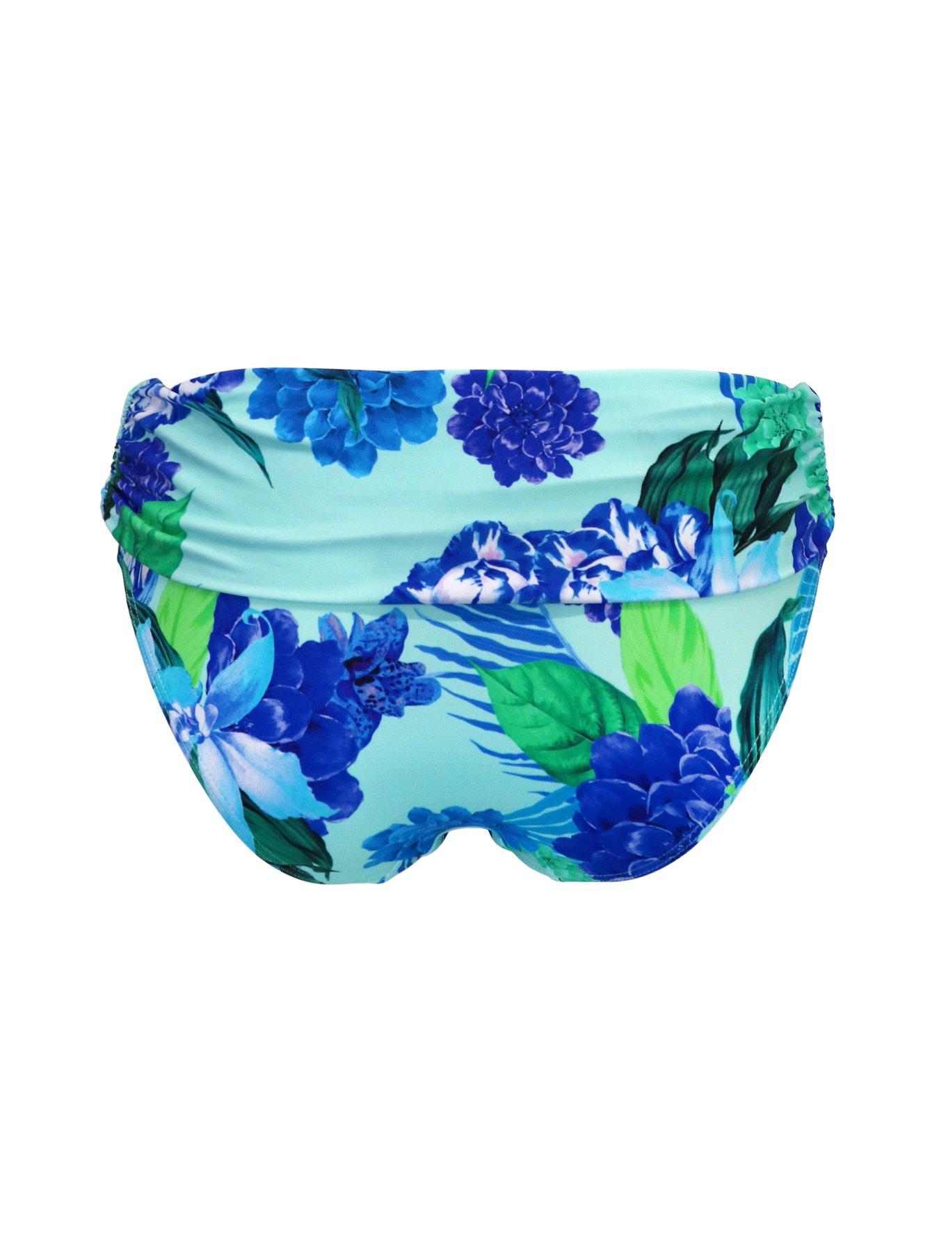 Image 4 of 4 of Pour Moi Free Spirit Fold Over Brief - Light Blue