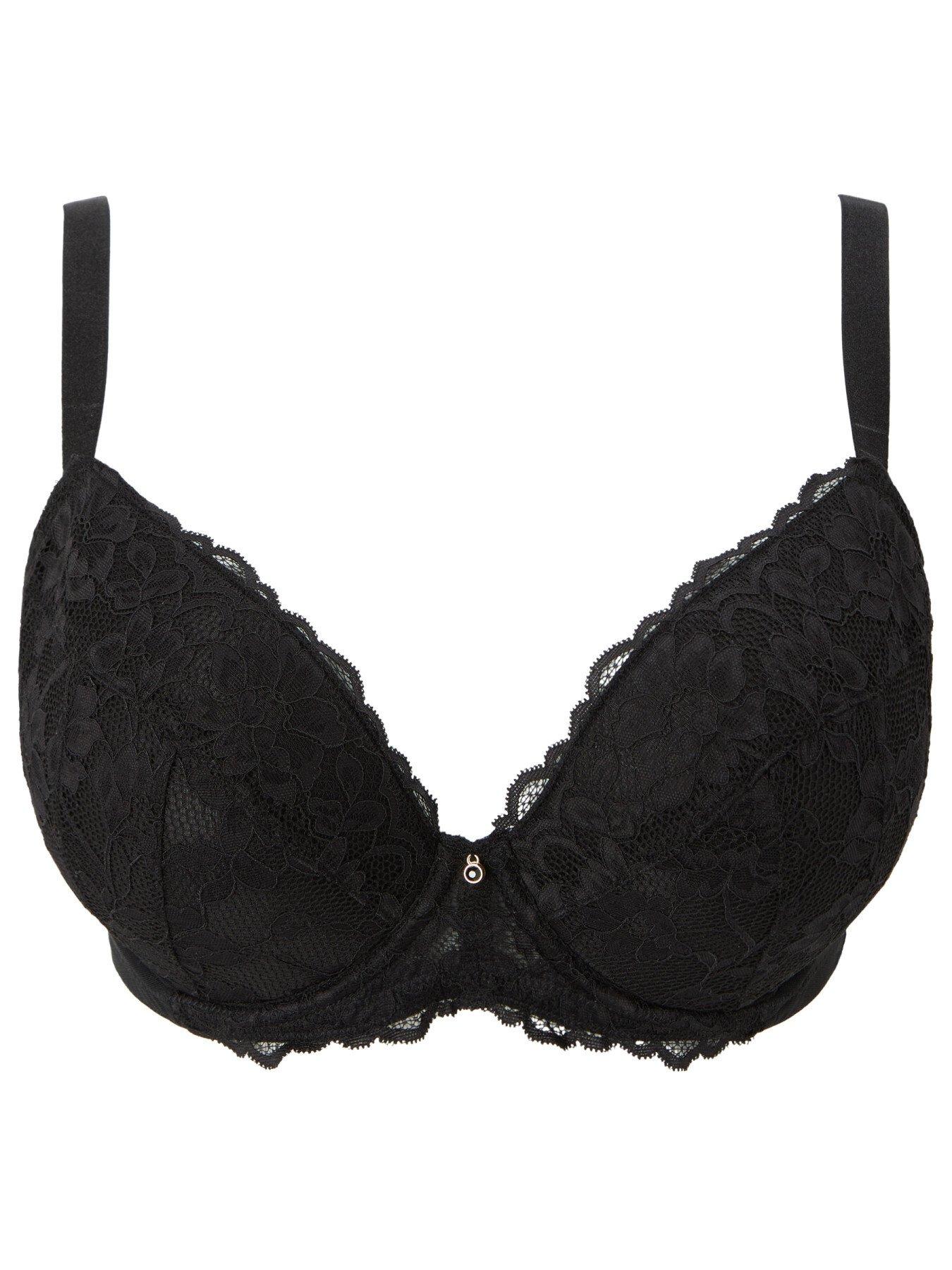 Image 6 of 6 of Ann Summers Sexy Lace Padded Plunge Black A-G Cup