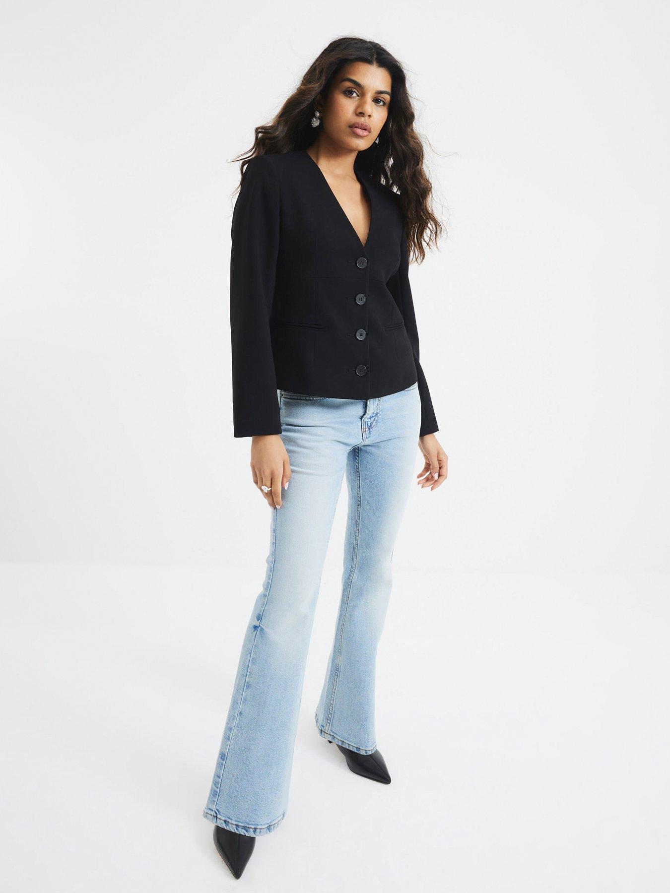 undefined Petite Bootcut Mid Rise Jeans