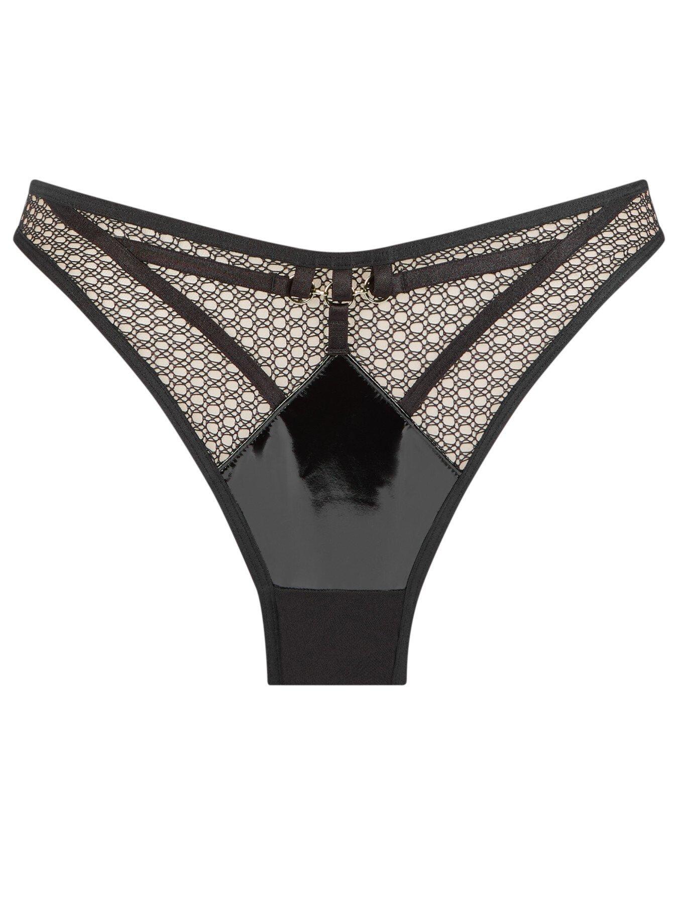 Image 4 of 4 of Ann Summers Evoke PU Brazilian - Black