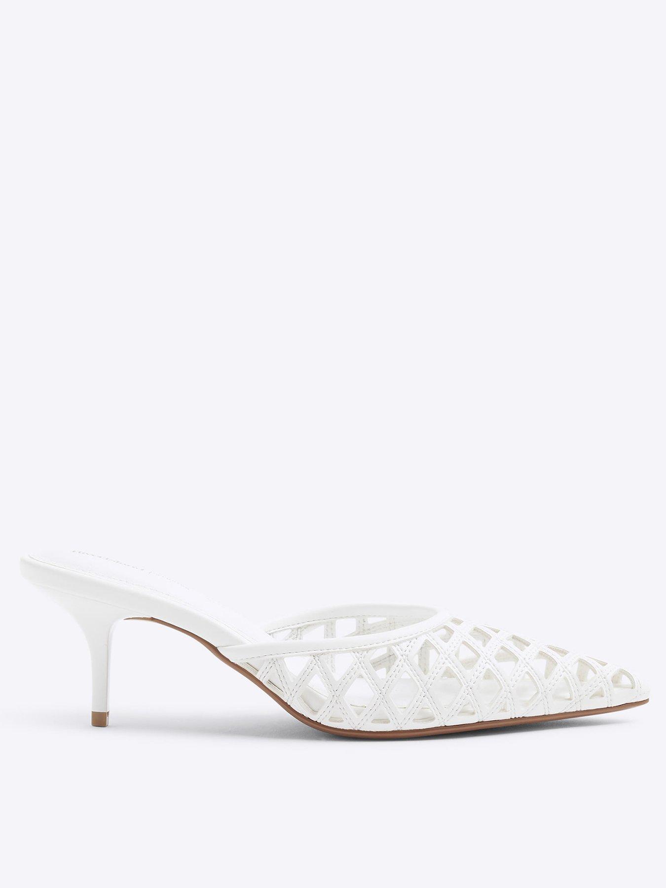 undefined Lattice Mule Court Heels