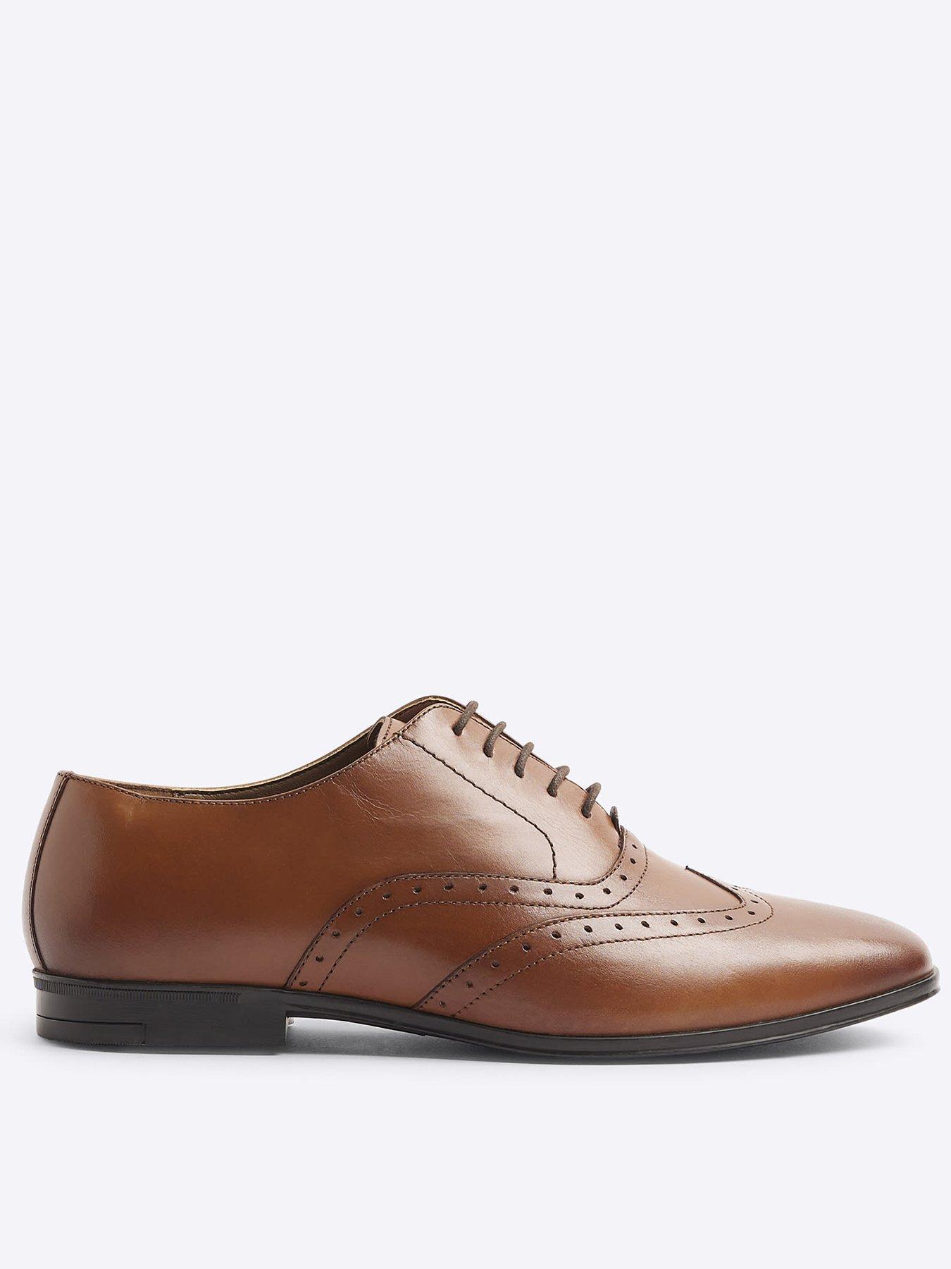 River Island Wide Fit Leather Brogues Very