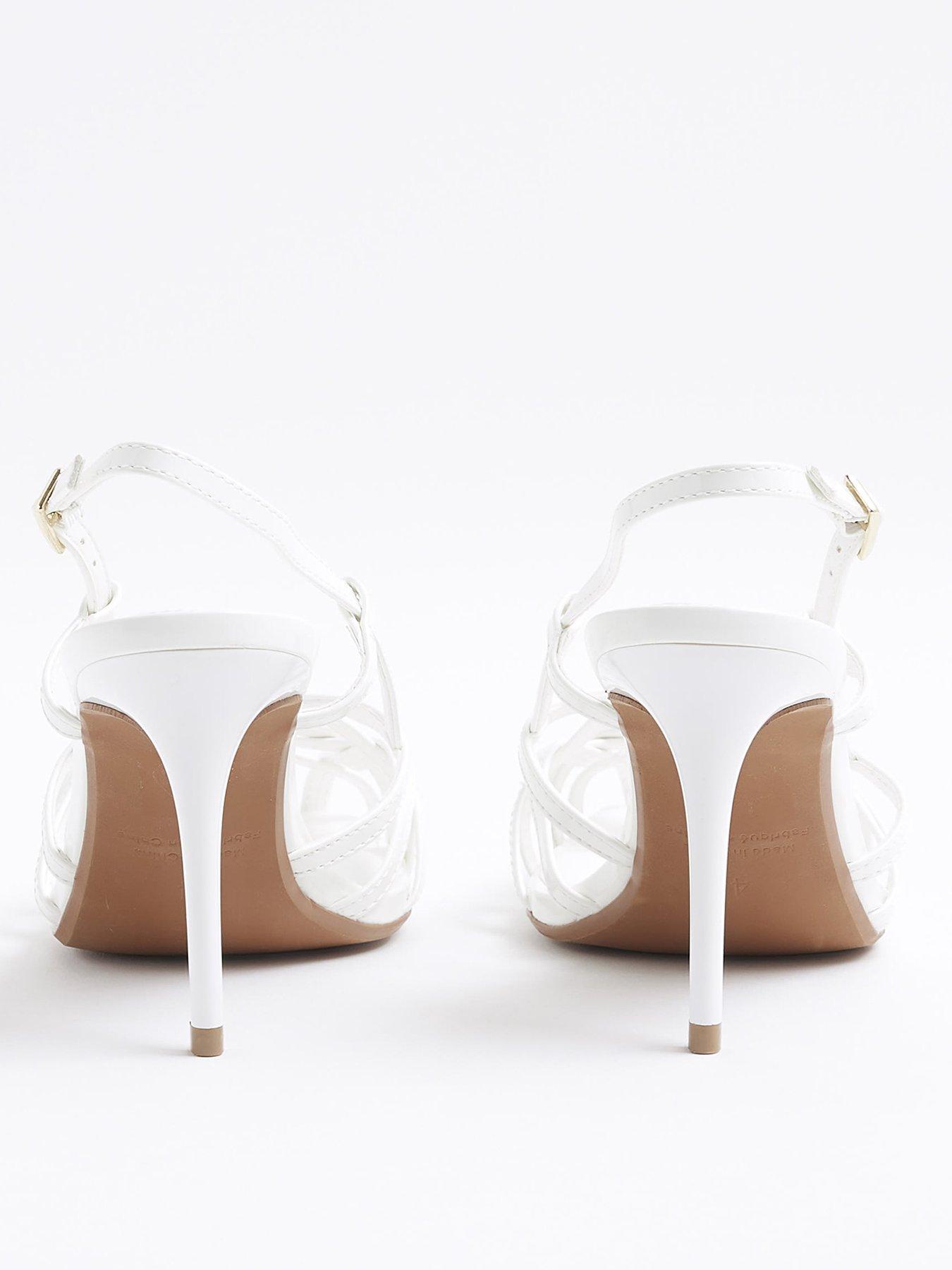 Image 3 of 5 of River Island Caged Square Toe Heels