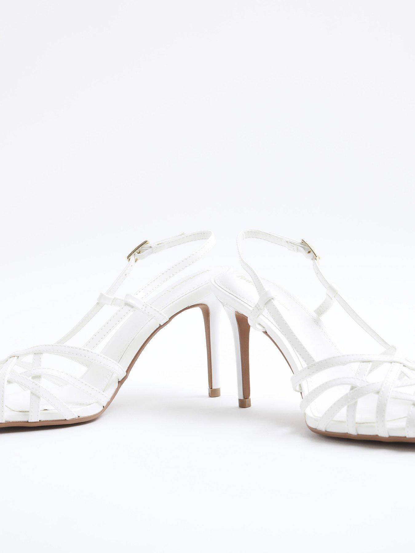 Image 5 of 5 of River Island Caged Square Toe Heels