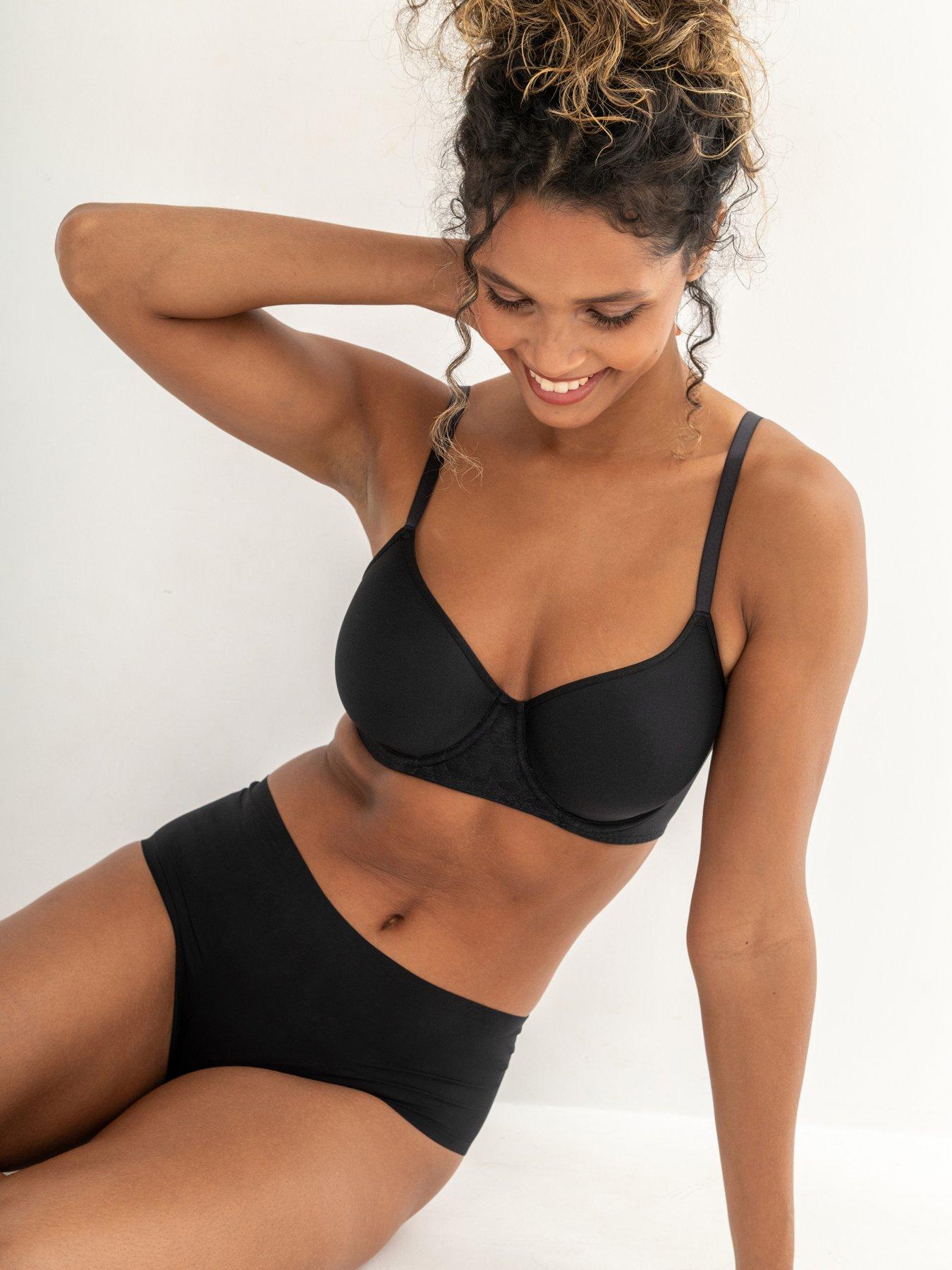 Pour Moi Bonded No VPL Shorty Black Very