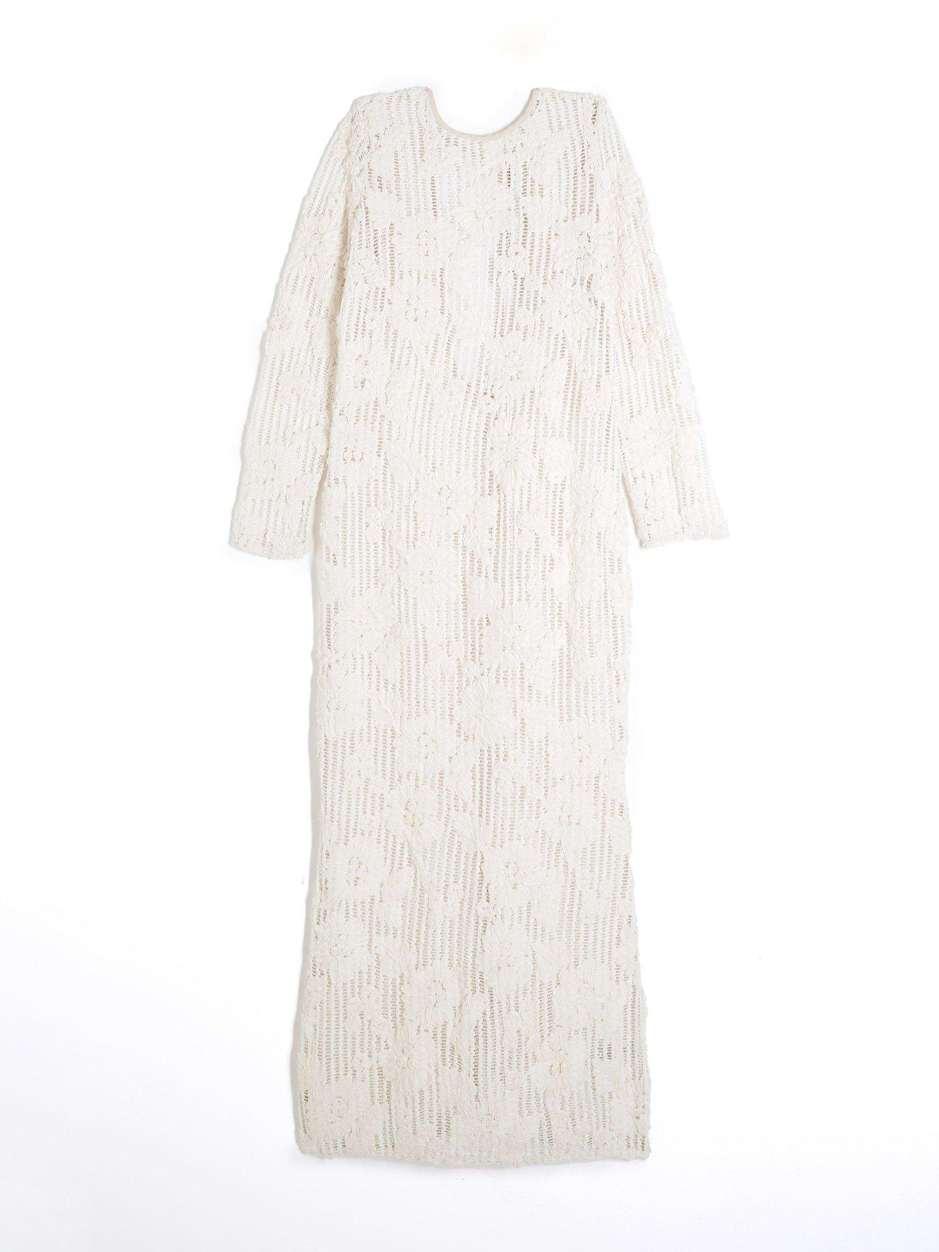 Image 5 of 5 of River Island Petite Floral Lace Maxi Dress