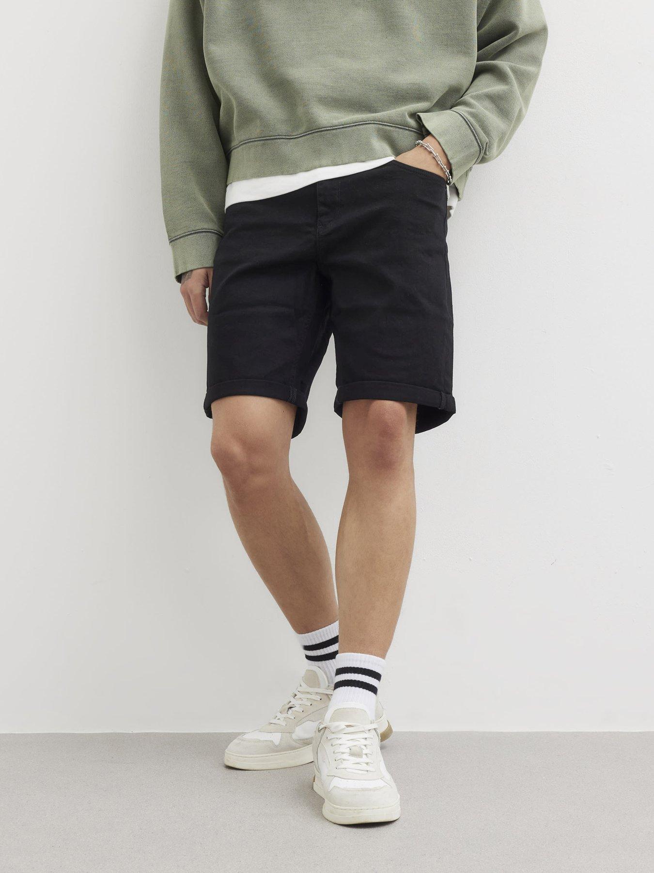 undefined Slim Fit Denim Shorts