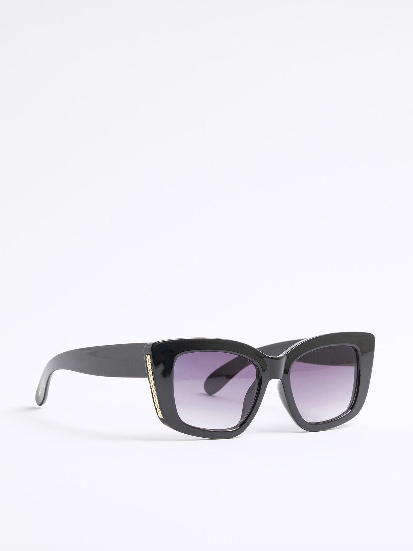 undefined Mid Sized Chain Cat Eye Sunglasses
