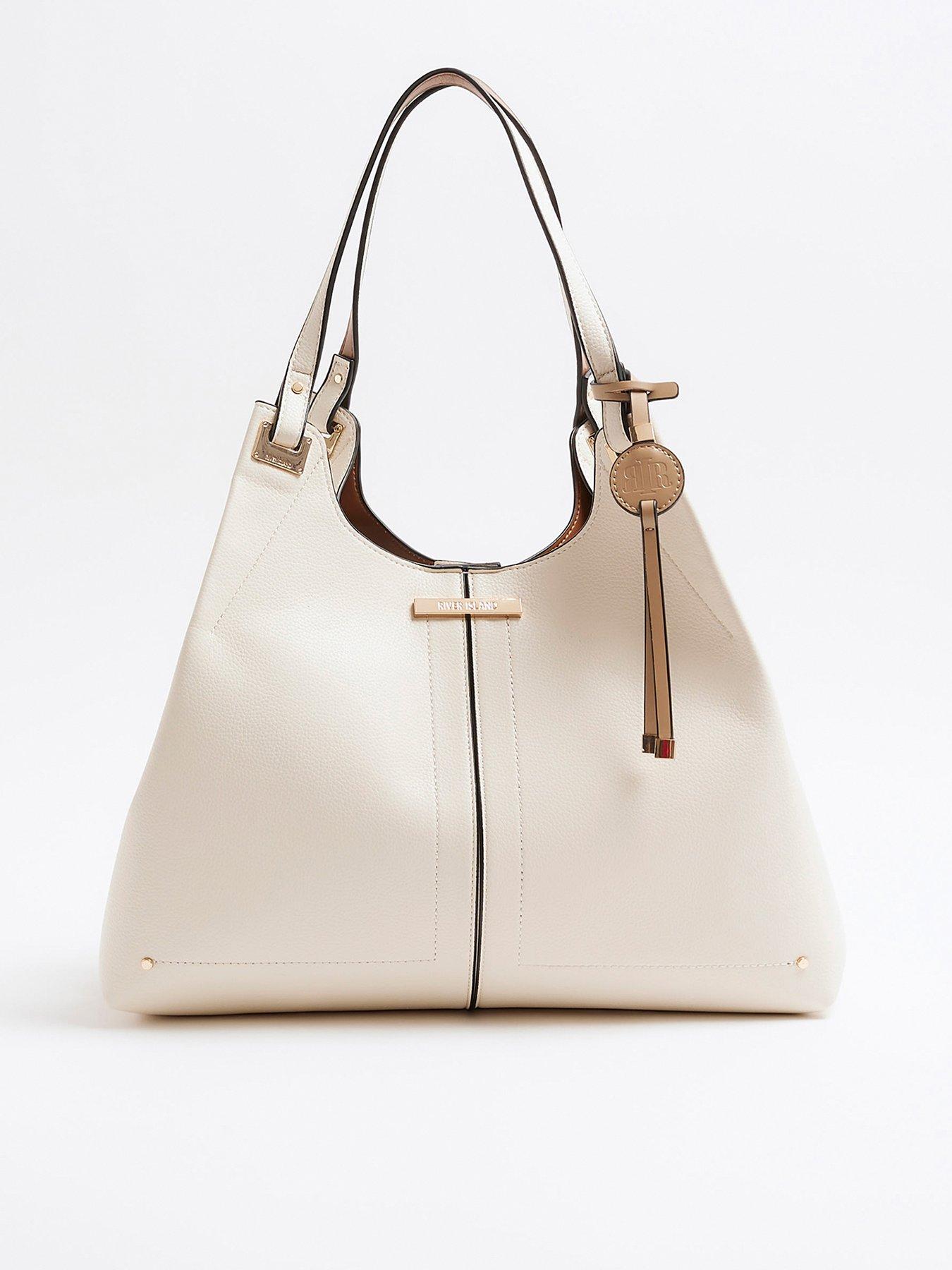 undefined Faux Leather Tote Bag