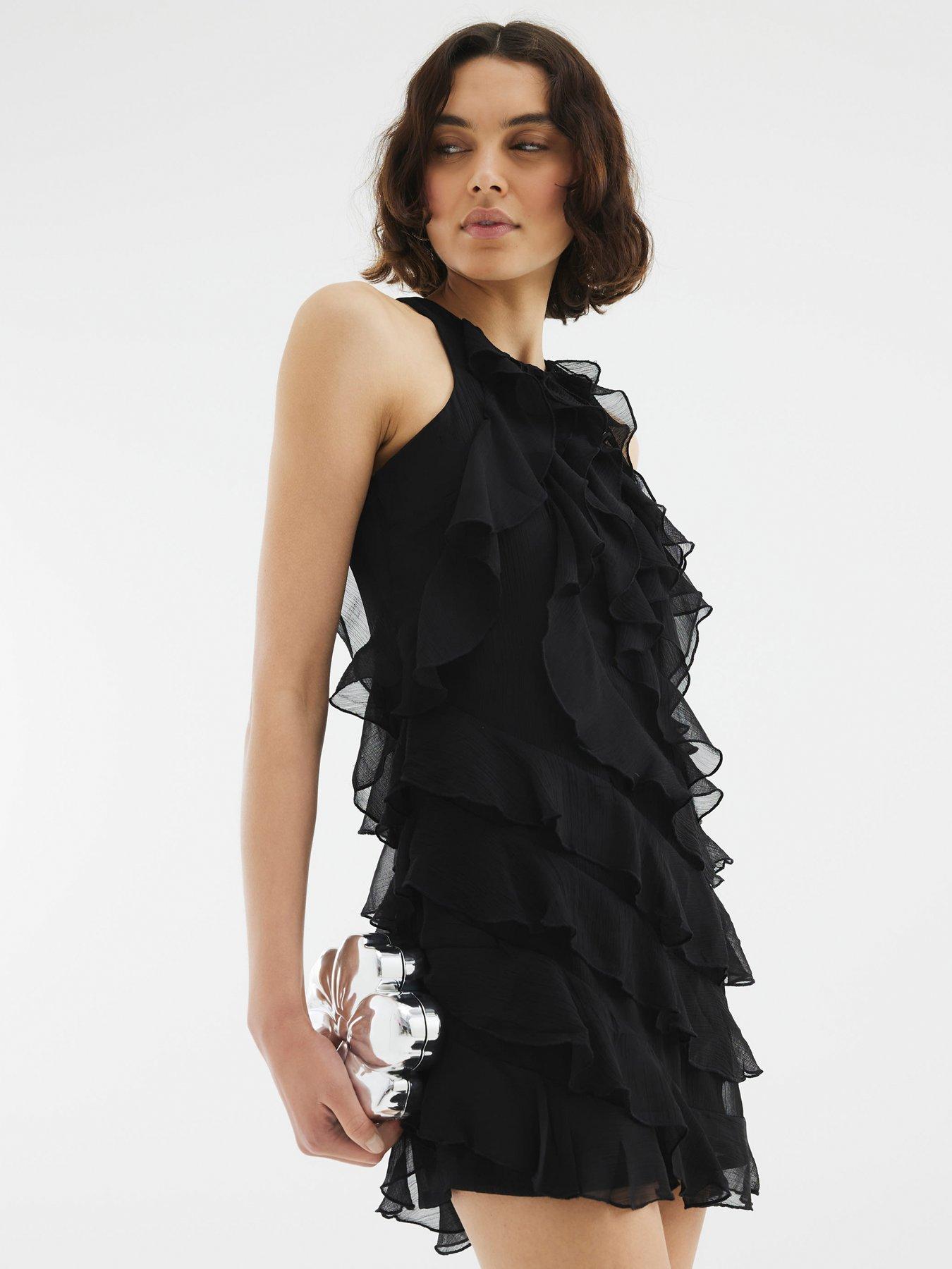 undefined Premium Ruffle Mini Dress