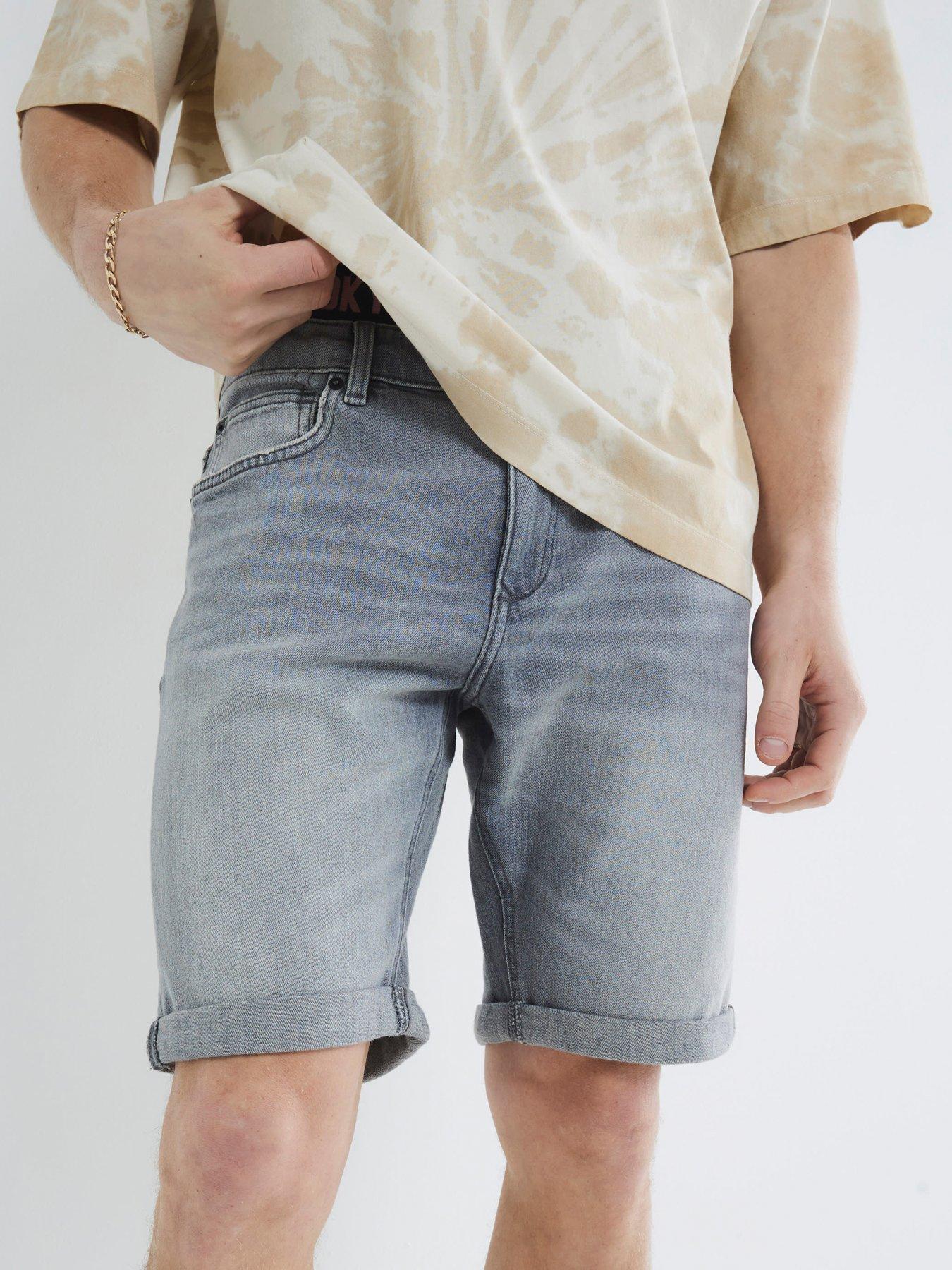 undefined Denim Slim Fit Shorts