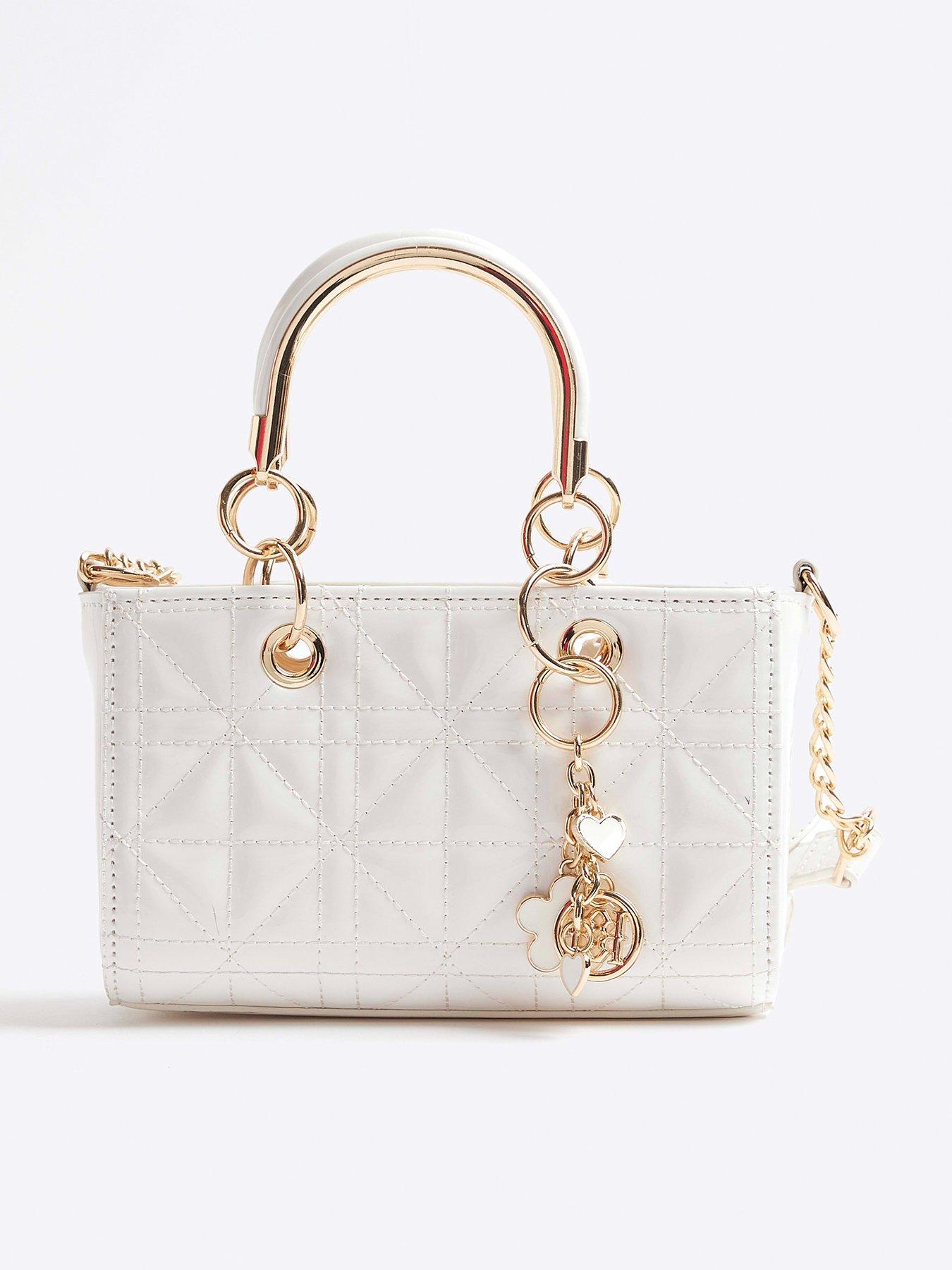 undefined Small Metal Handle Tote Bag