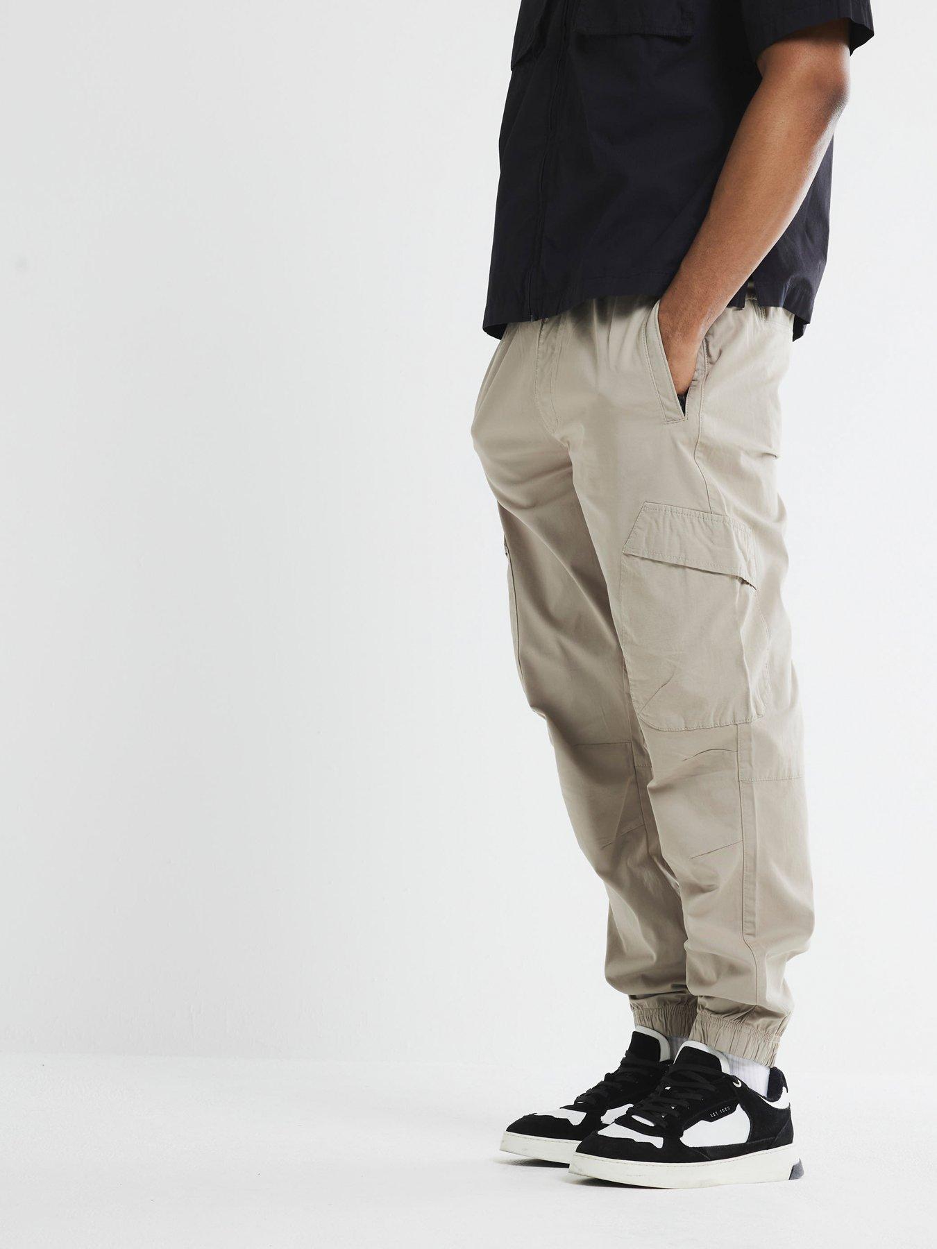 undefined Regular Fit Cuffed Cargo Trousers
