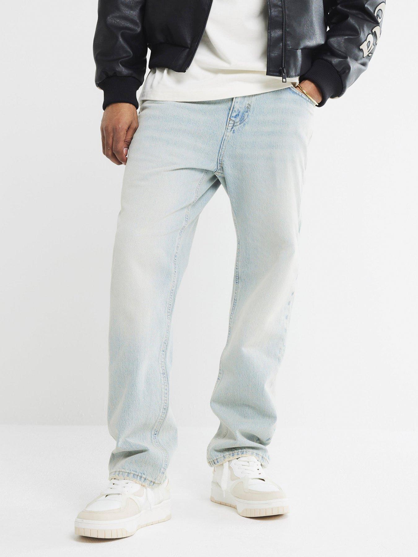 undefined Denim Straight Jeans