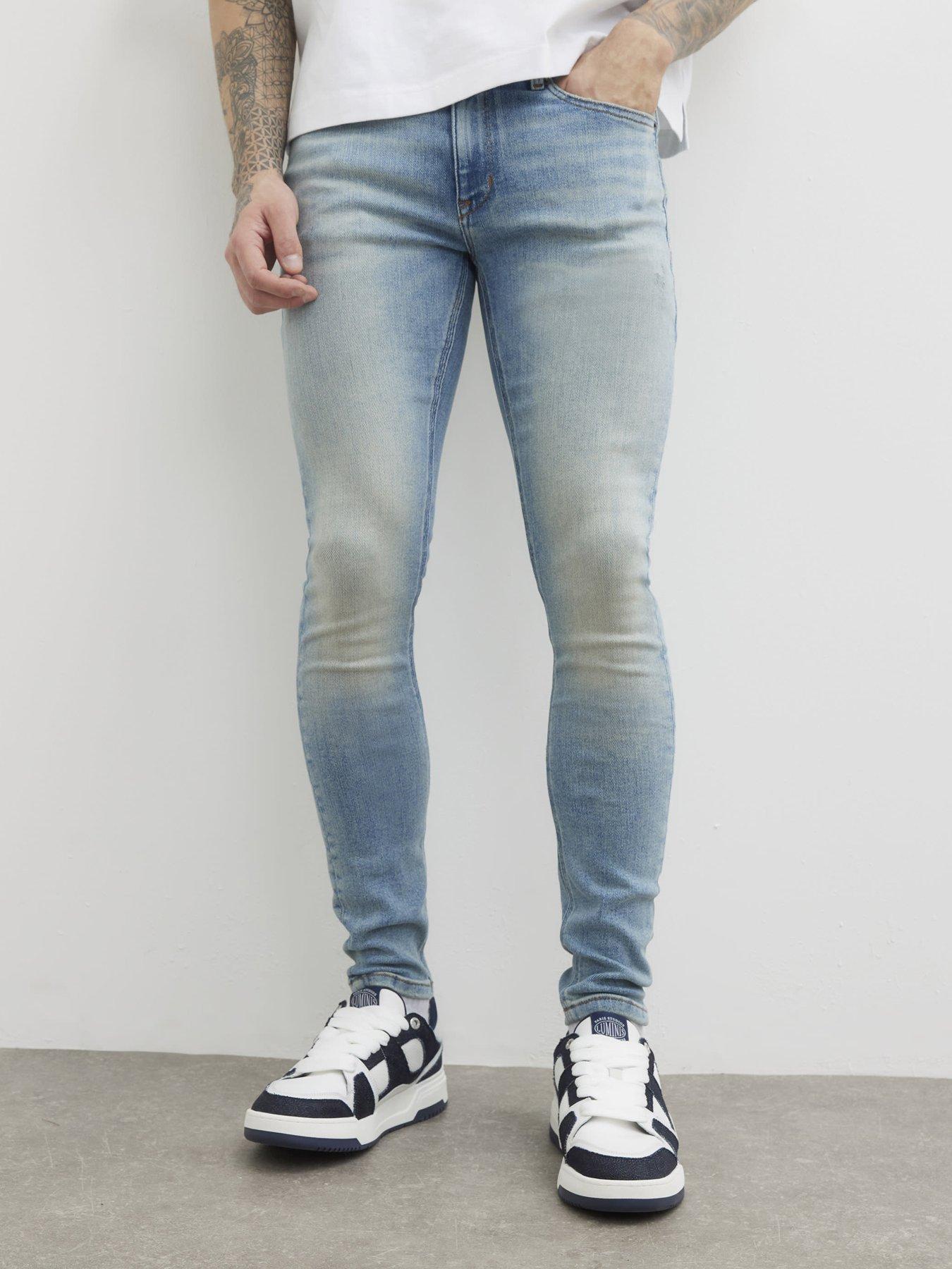 River Island Spray On Skinny Jeans Blue Very