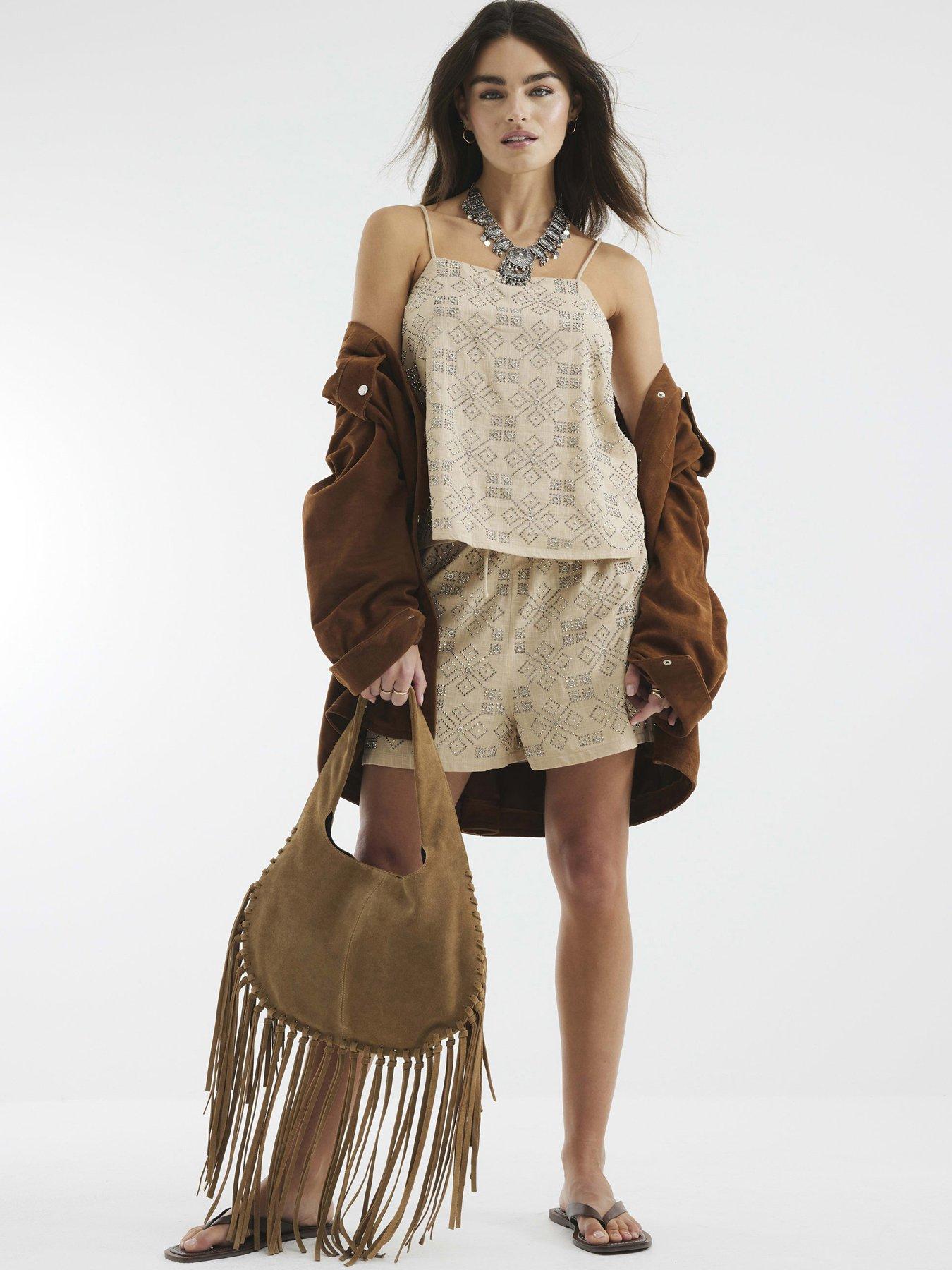 undefined Embellished Shorts