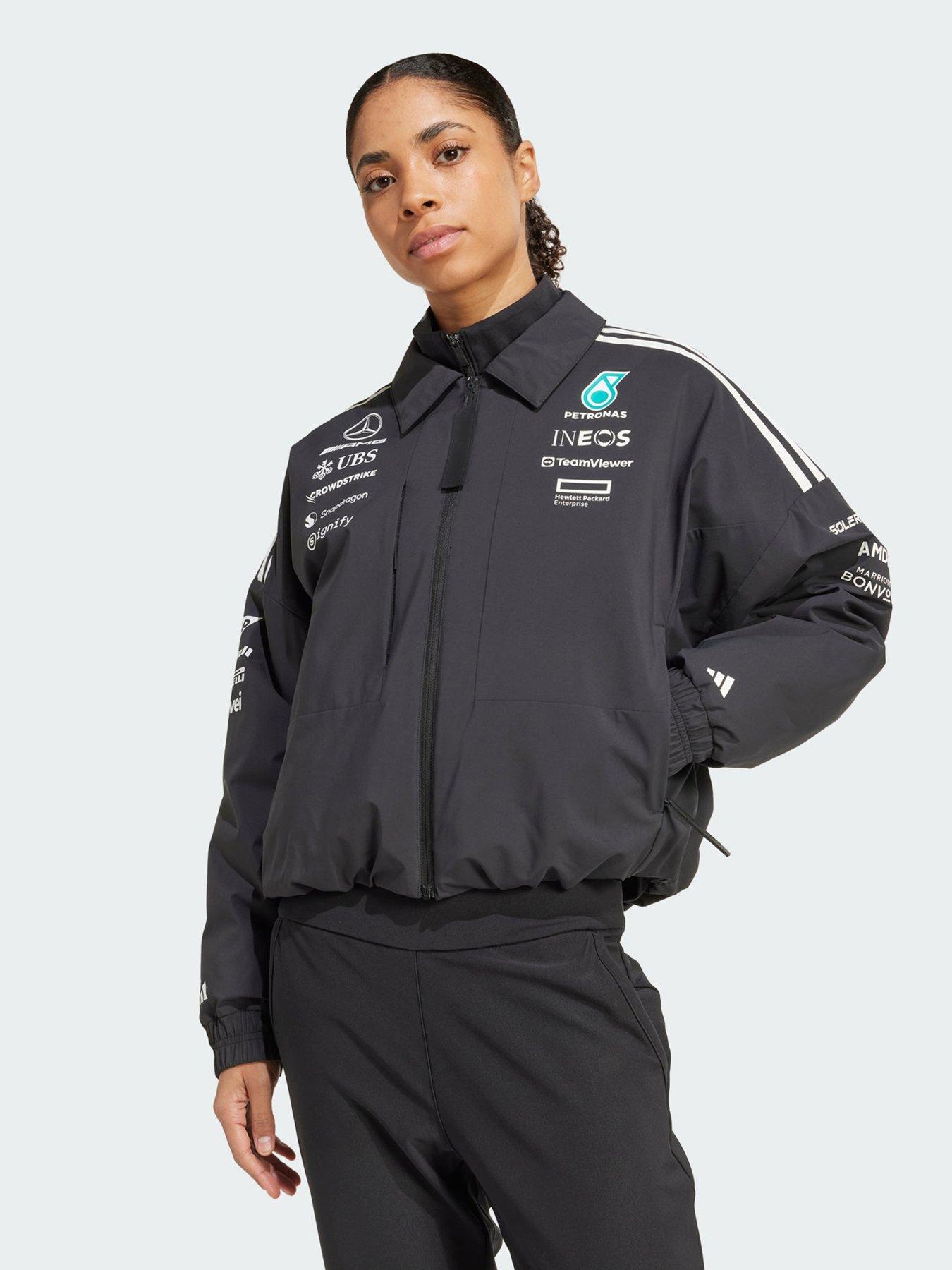 undefined Mercedes - AMG Petronas Formula One Team Jacket - Black/White