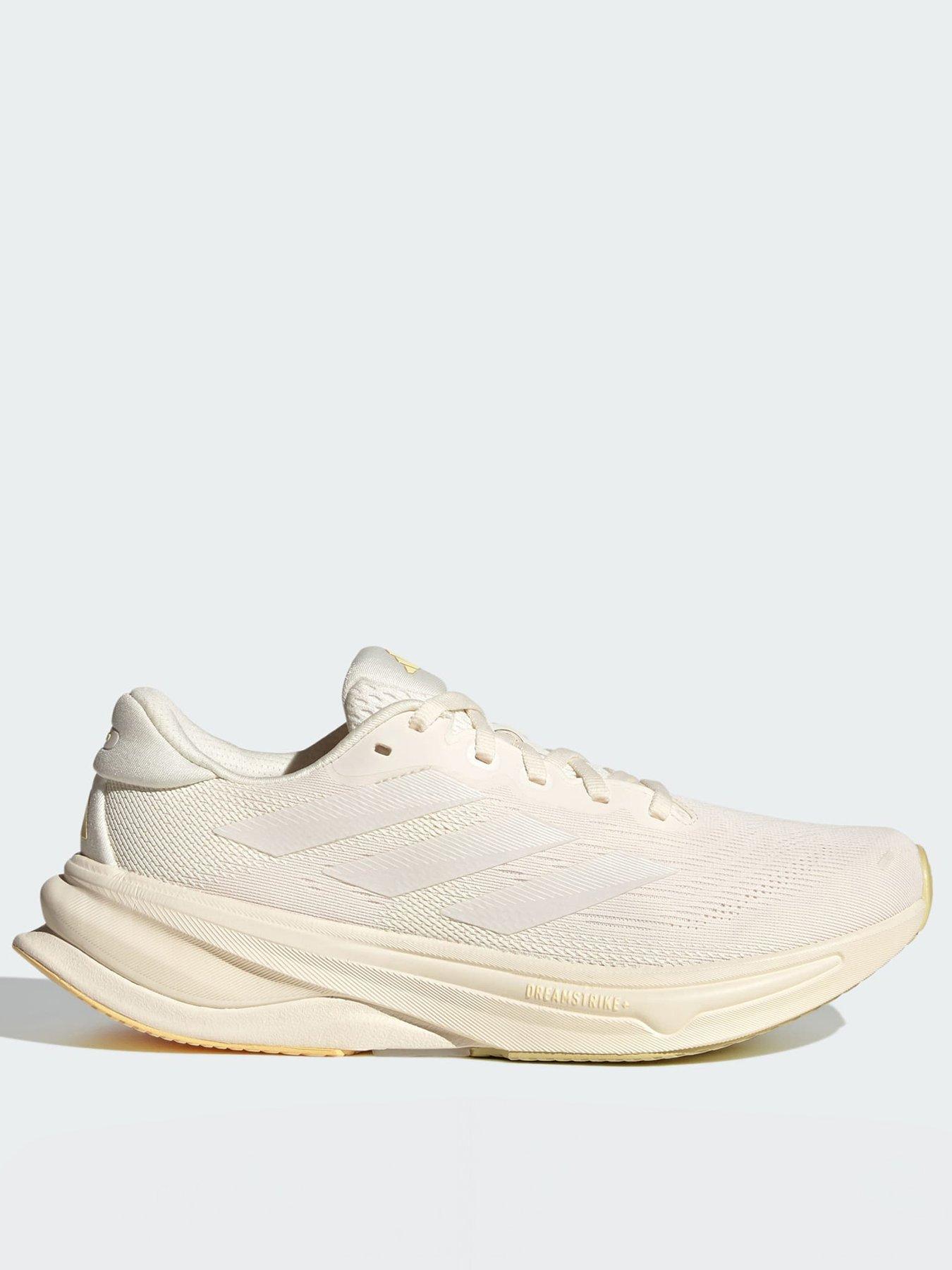 adidas Supernova Solution 2.0 Running Shoes, White, Size 7, Women