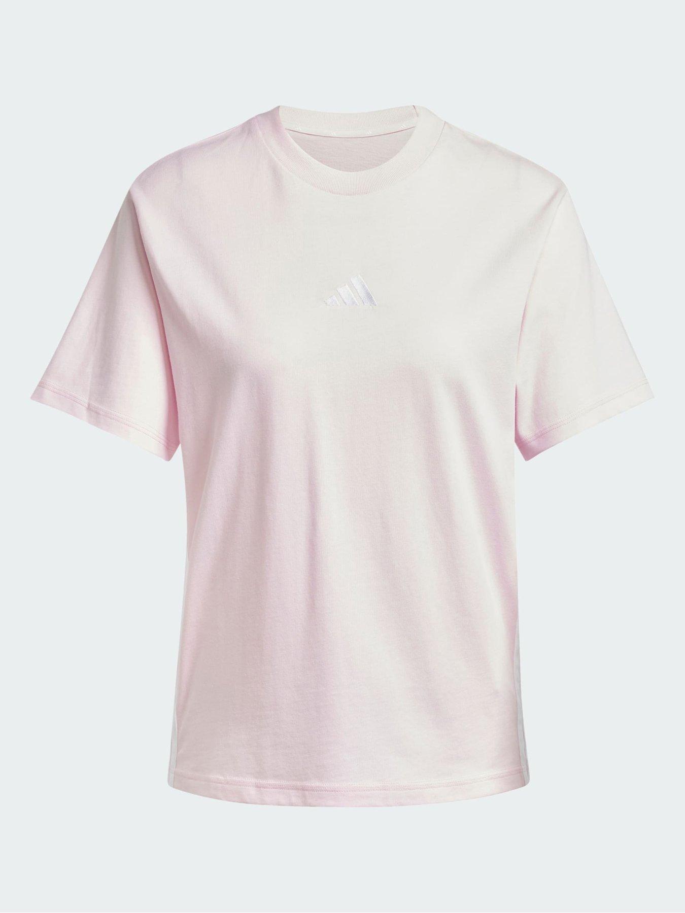 Image 5 of 5 of adidas Essentials 3-Stripes Cotton Tee