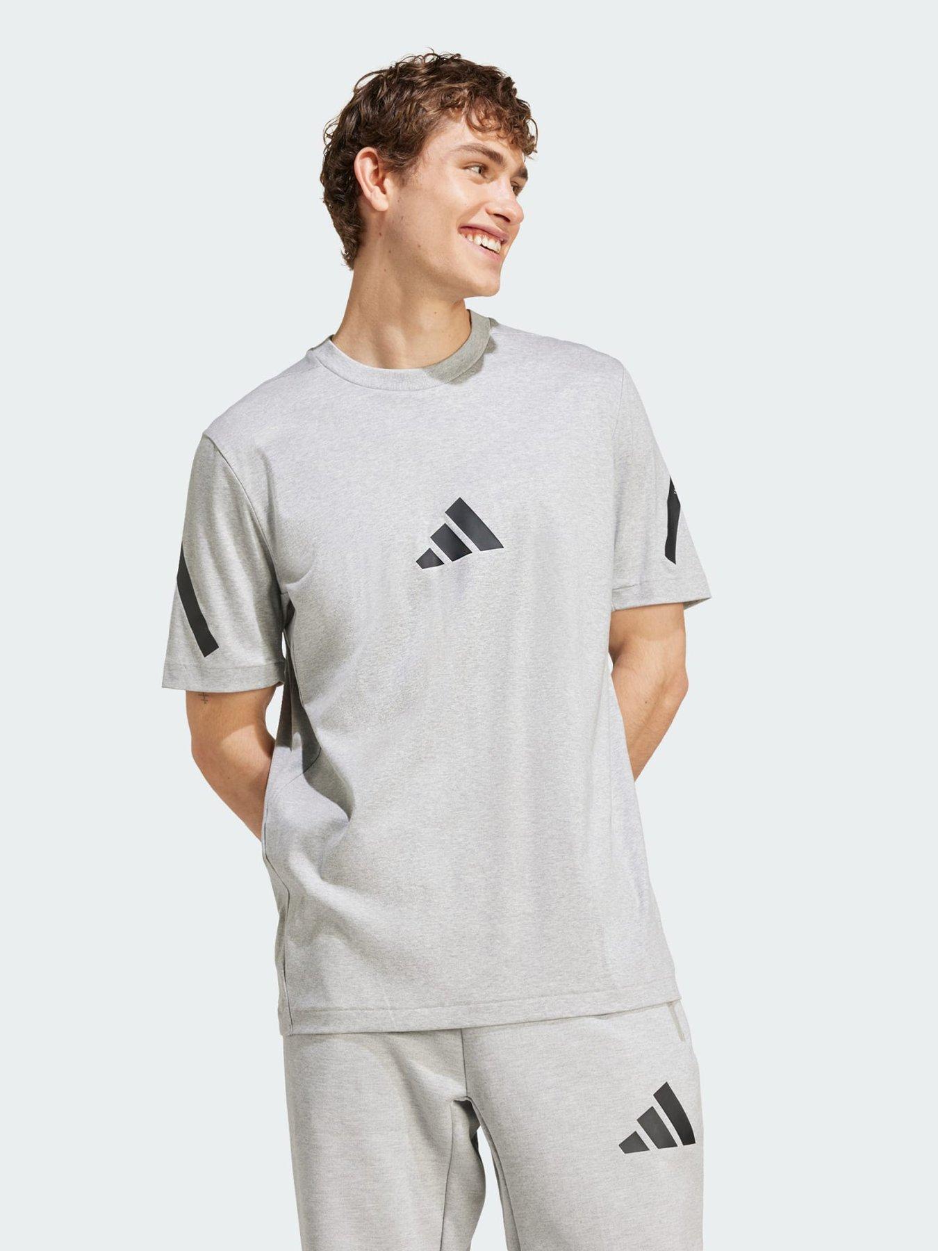 adidas Z.N.E. Tee, Grey, Size Xl, Men