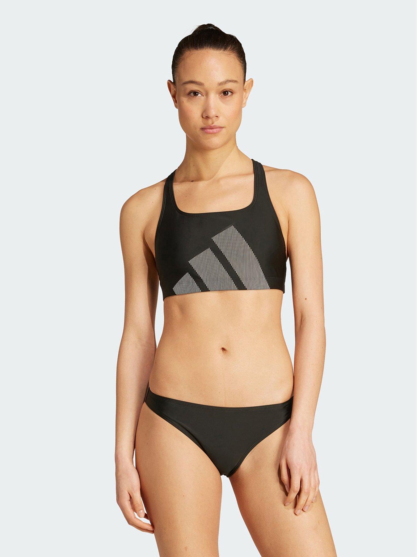 adidas Big Bars C-back Bikini Set - Black