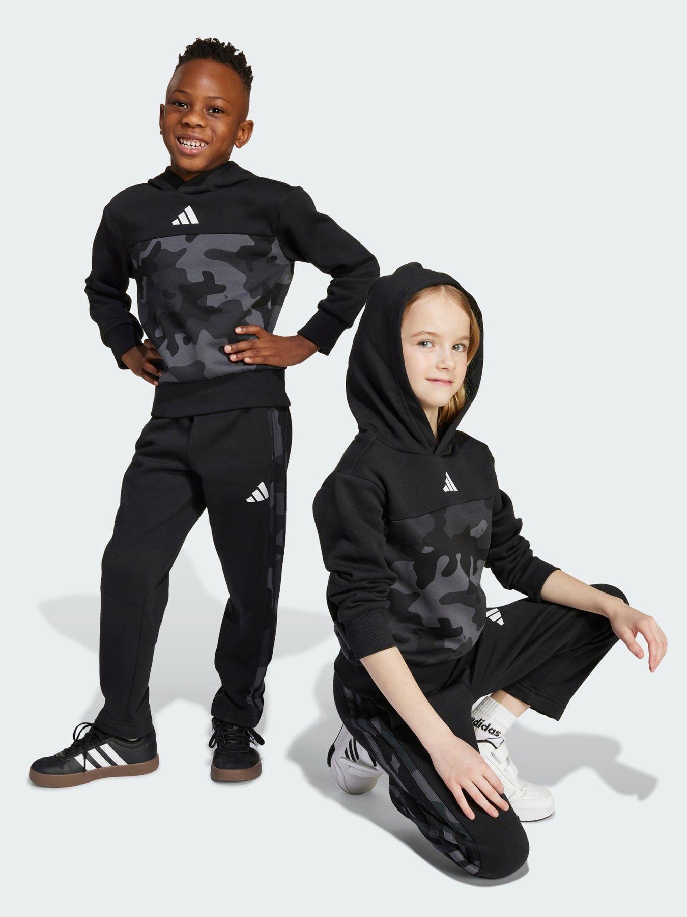 Adidas Seasonal Essentials Little Kids Camo Fleece Jogger Set