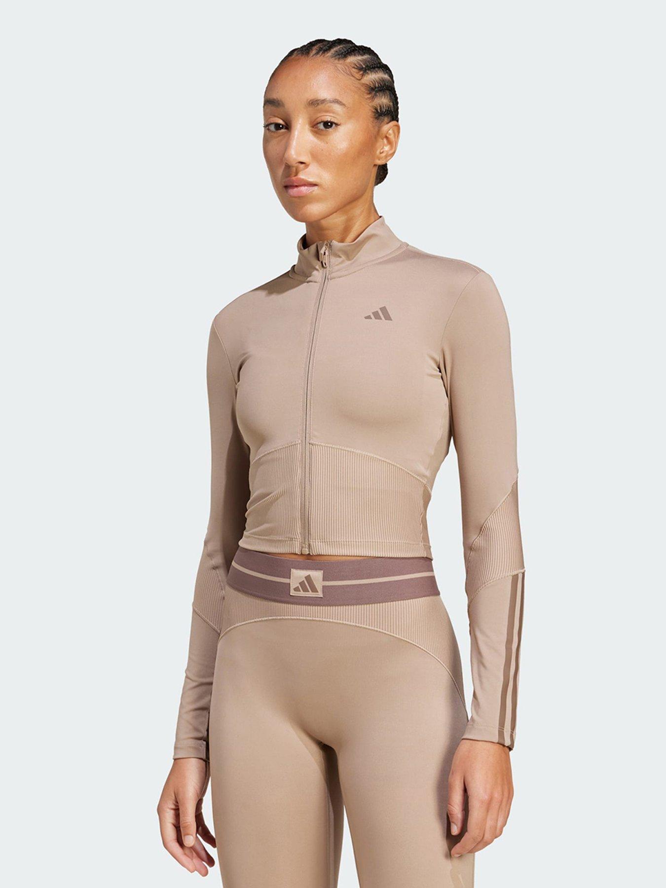 undefined Hyperglam Rib Zip Thru Cover Up