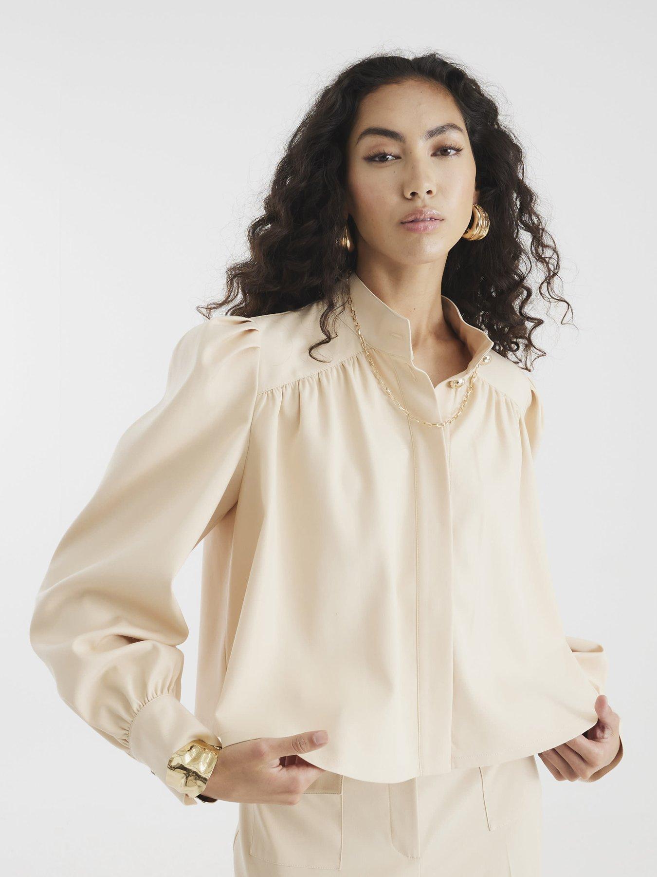 Image 3 of 4 of River Island Cape Jacket - Beige